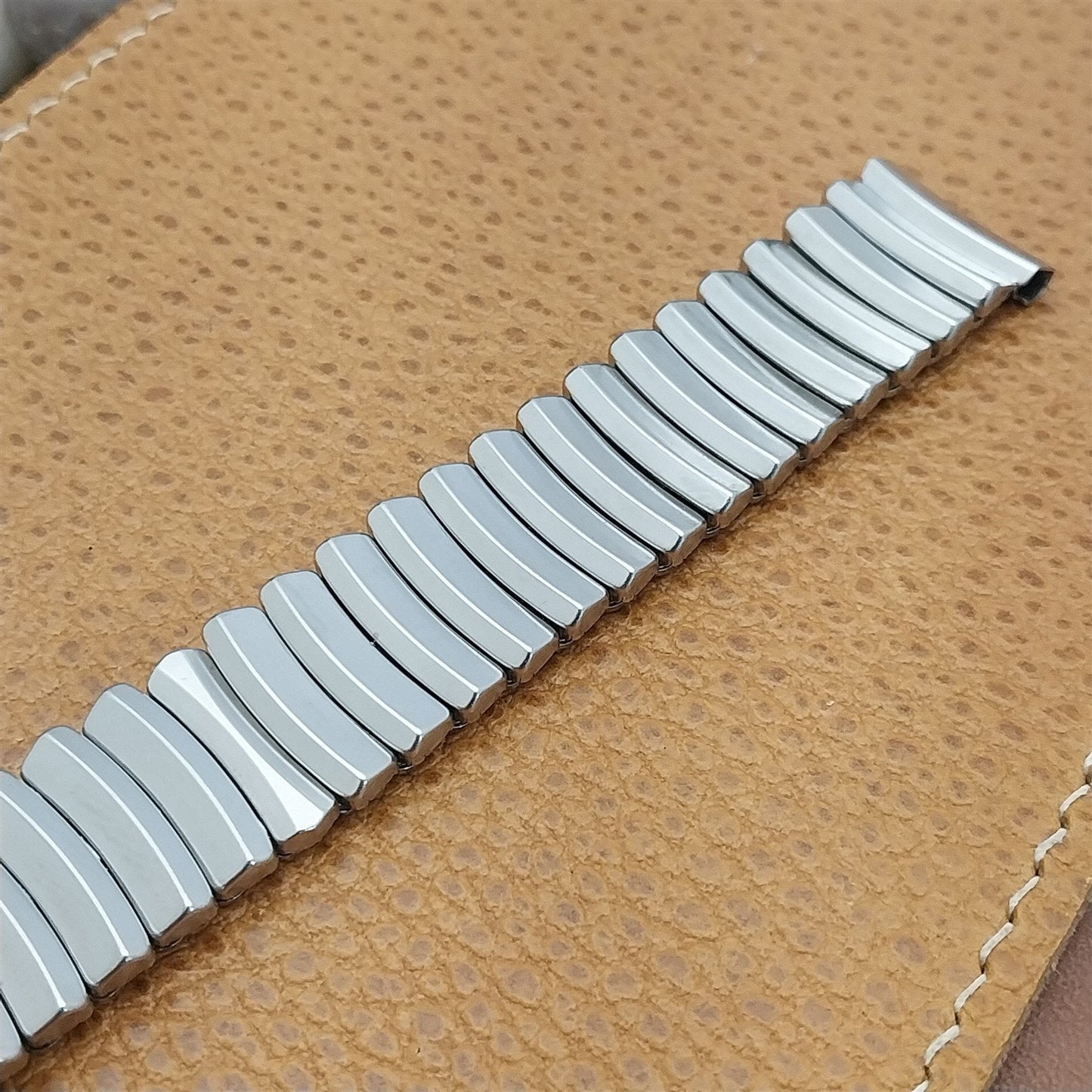 1950s 17.2mm JB Champion Lance USA Stainless Steel nos Vintage Watch Band