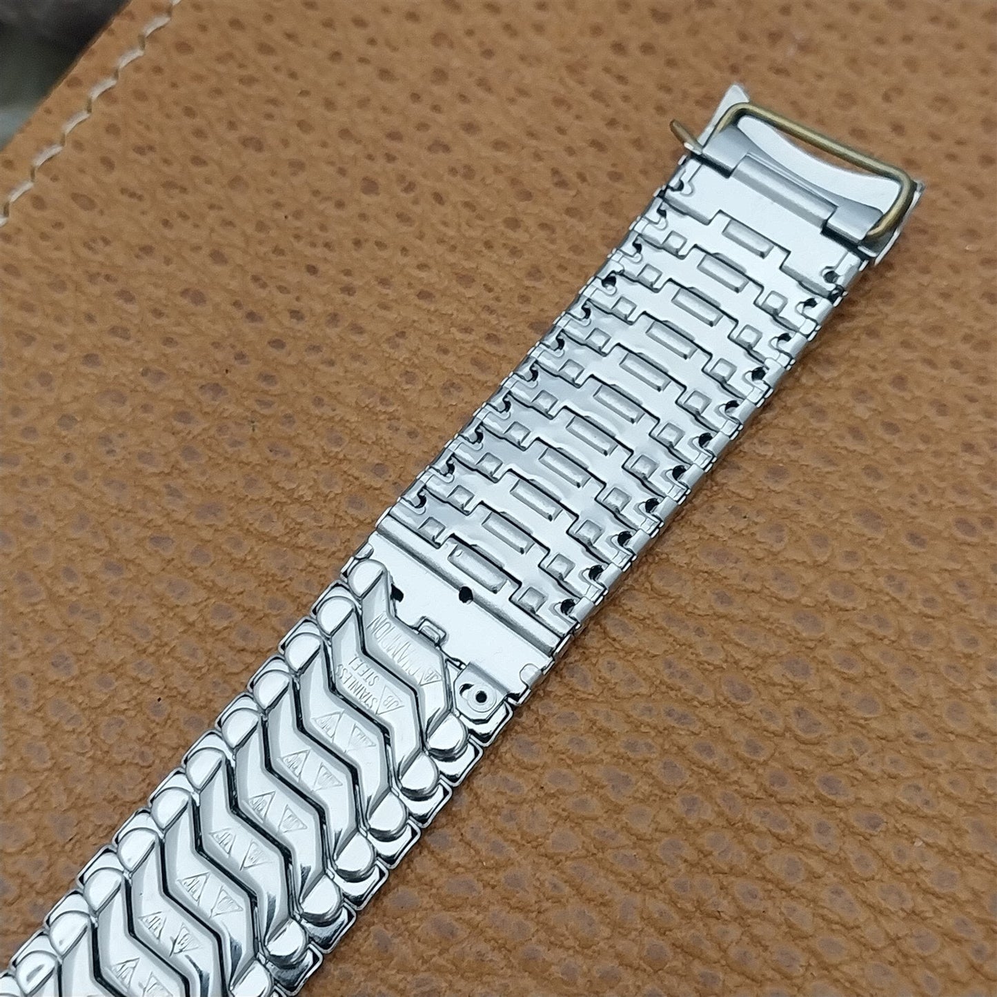 1950s Vintage 17.2mm JB Champion Lance USA Stainless Steel Unused Watch Band