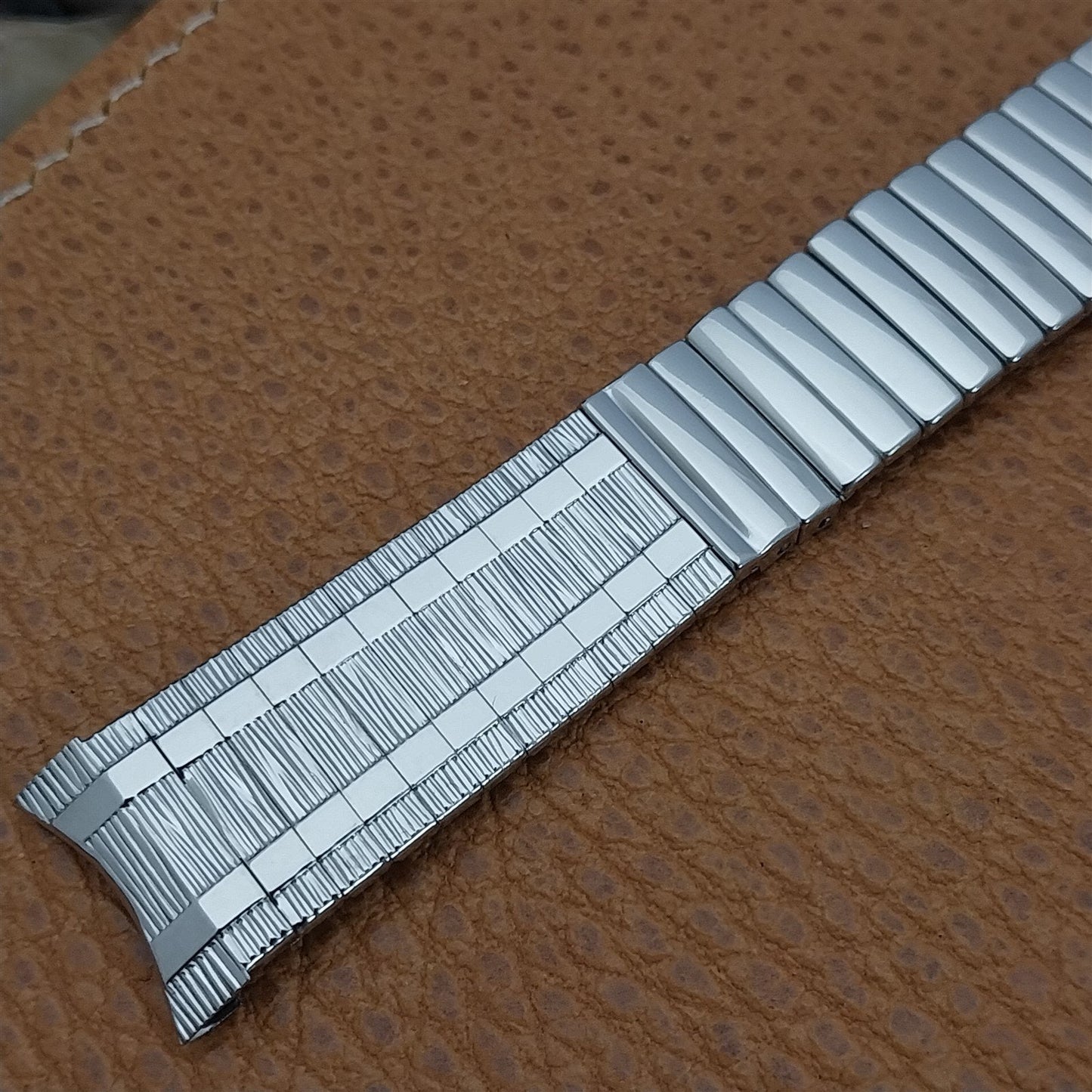 Stainless Steel JB Champion USA 18mm 17mm Classic Unused Vintage Watch Band