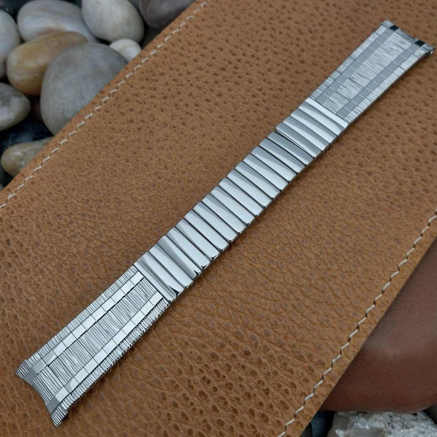 Stainless Steel JB Champion USA 18mm 17mm Classic Unused Vintage Watch Band