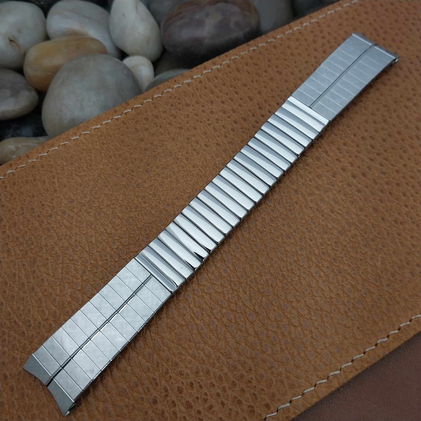 17.2mm JB Champion Stainless Steel Classic nos 1960s Vintage Watch Band