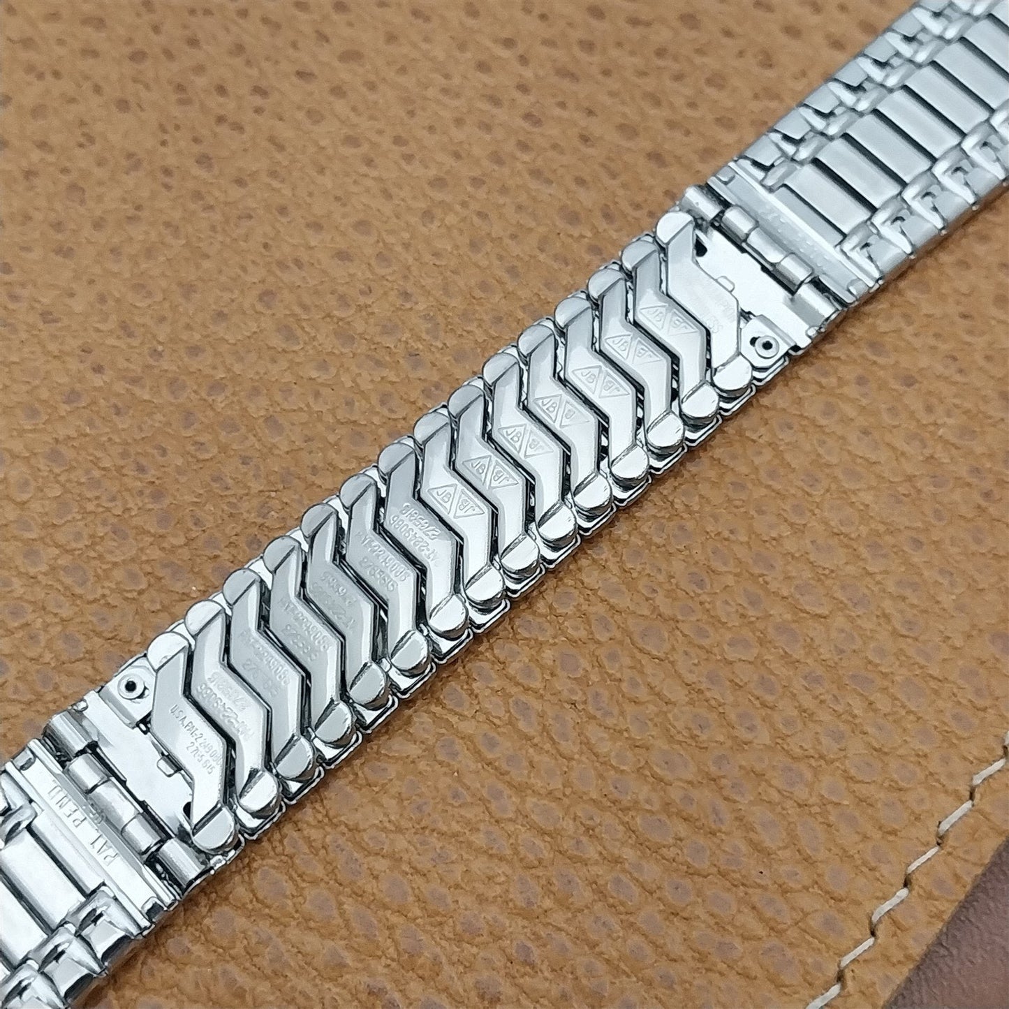 Hamilton Electric Nautilus 508 Stainless Steel Vintage Watch Band Unused 1960s