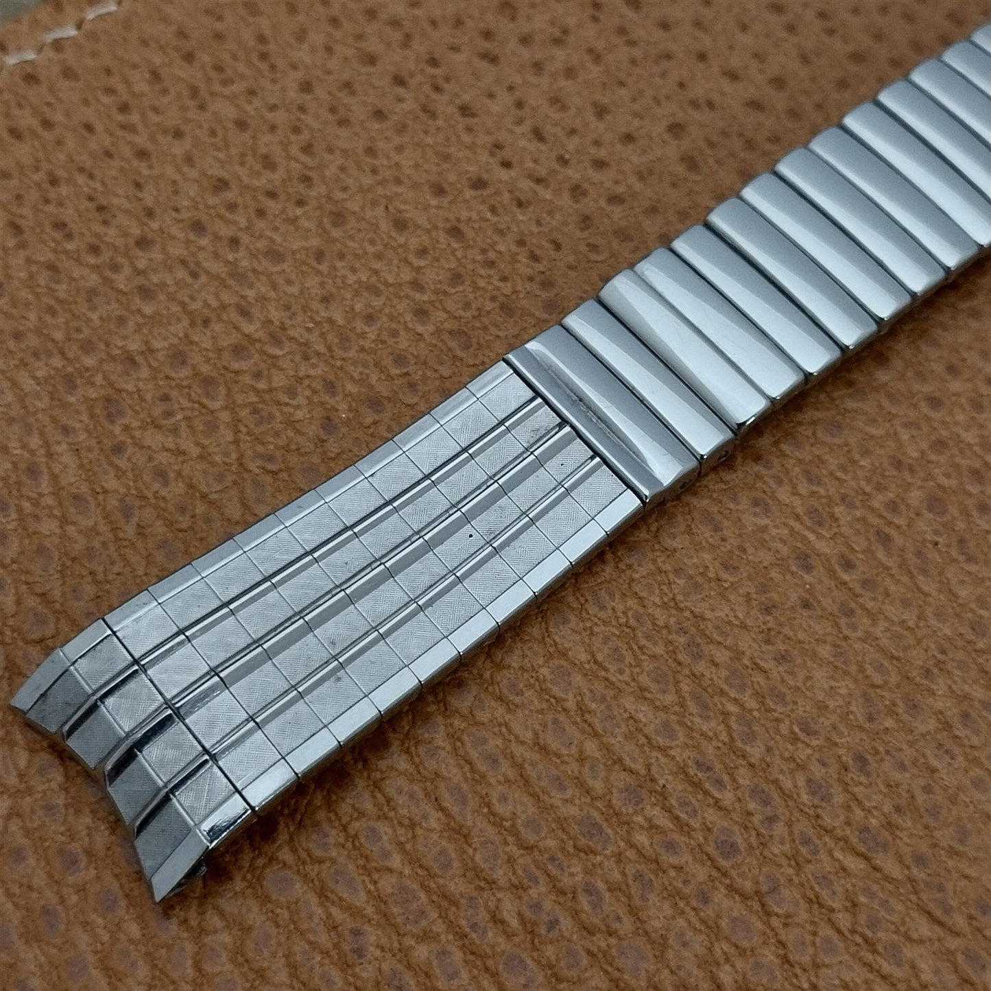 17.2mm JB Champion USA Stainless Steel Unused nos 1960s Vintage Watch Band