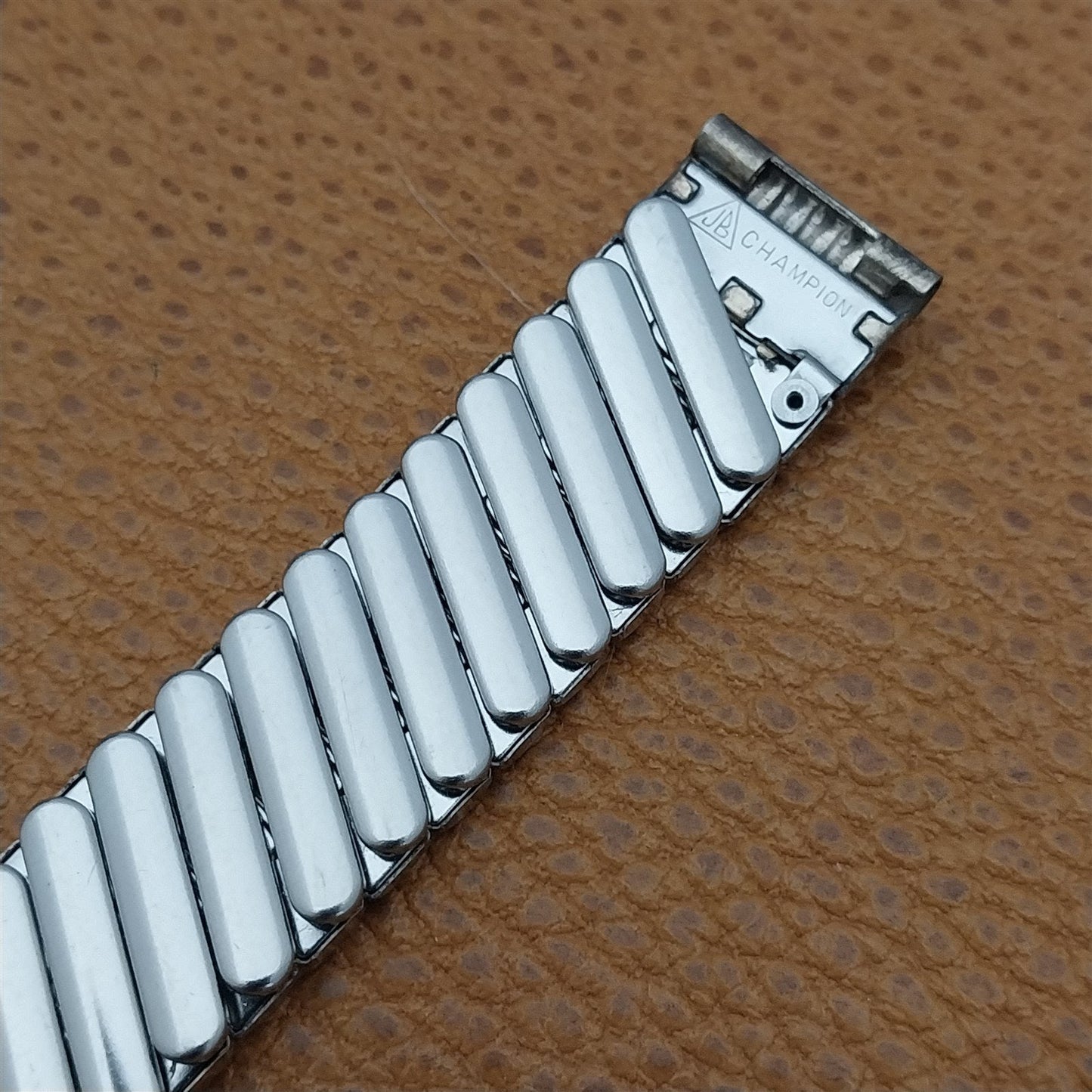 5/8" 1950s JB Champion USA 12k White Gold-Filled nos Classic Vintage Watch Band