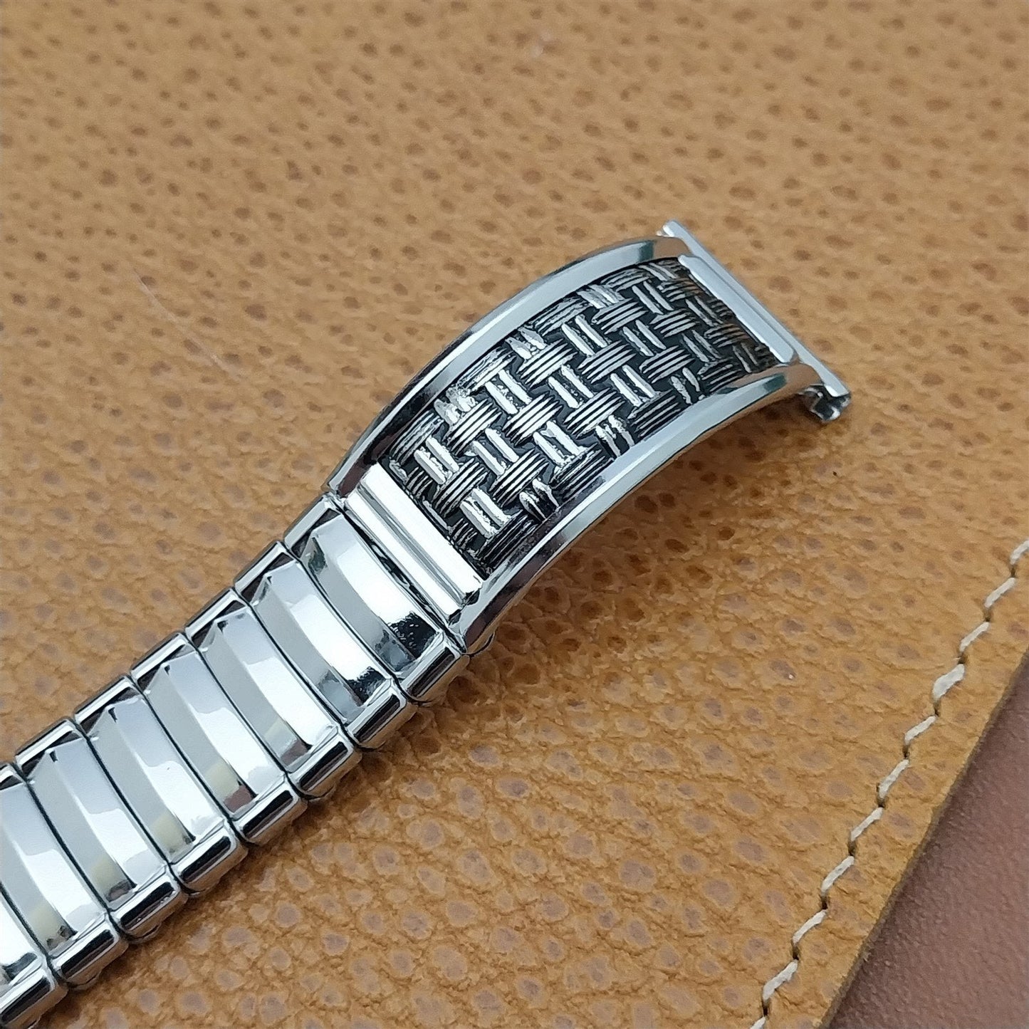 19mm JB Champion Stainless Steel Classic nos 1950s Vintage Watch Band