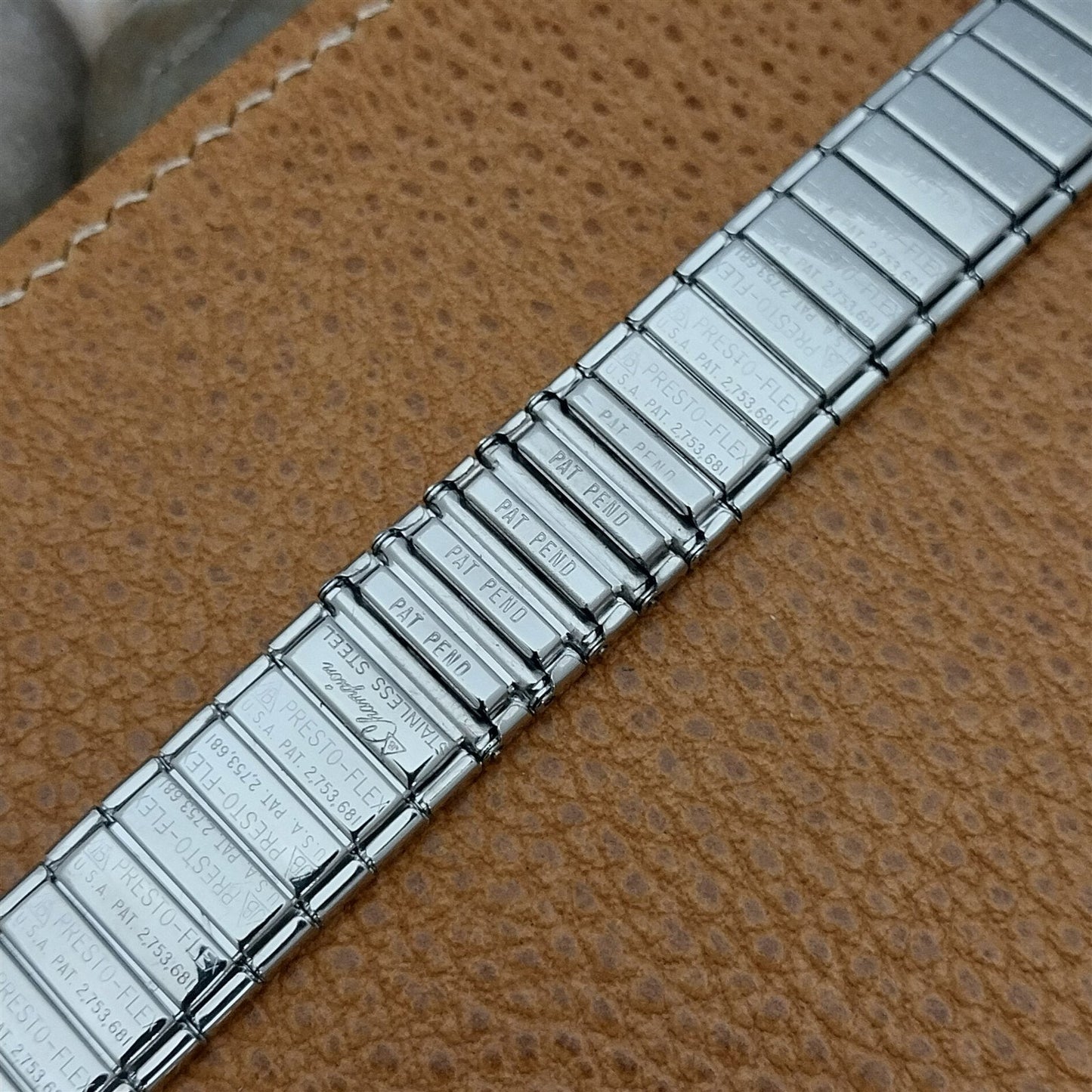 17mm 18mm 19mm Stainless Steel Expansion JB Champion 1960s Vintage Watch Band
