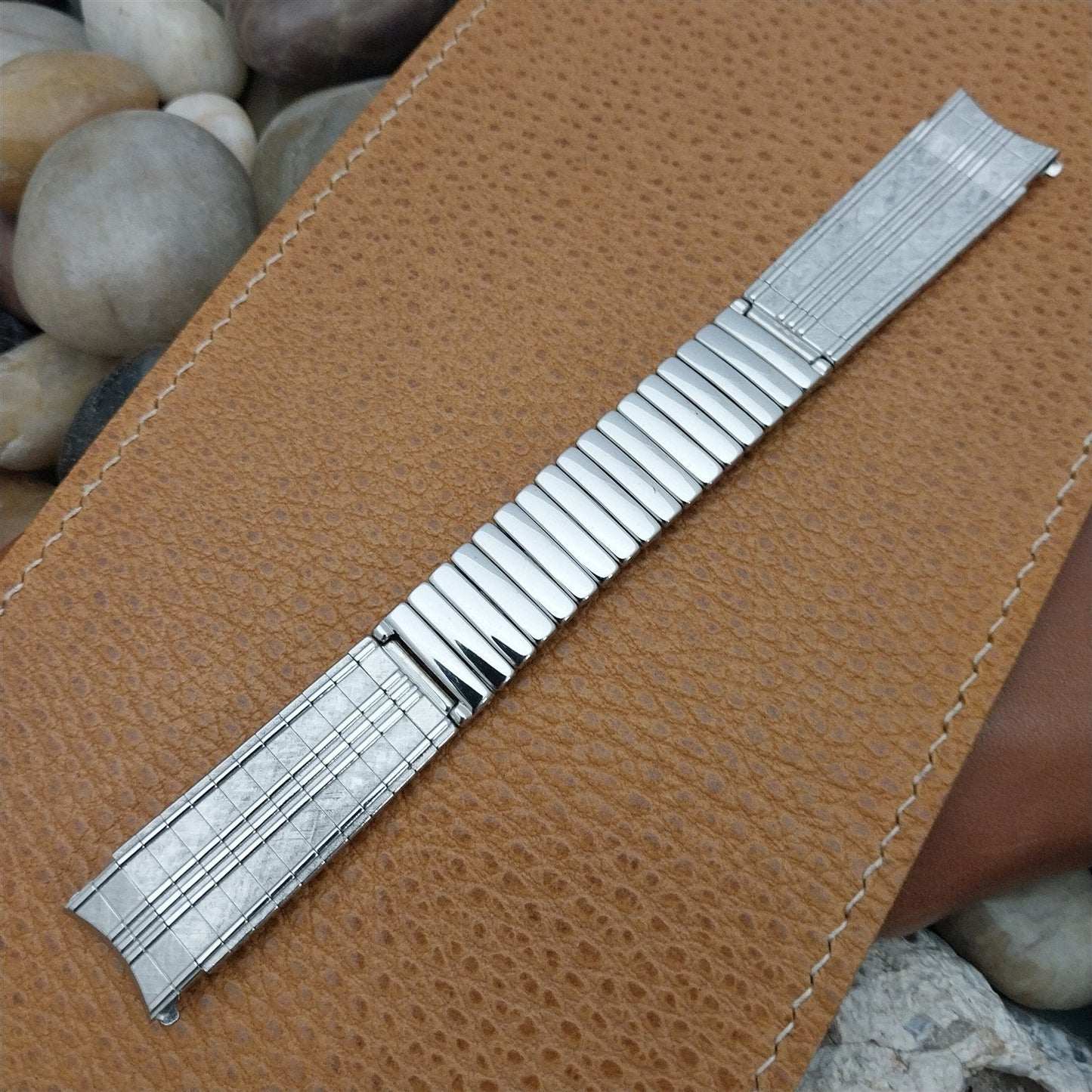 5/8" JB Champion USA Stainless Steel nos Classic 1960s Vintage Watch Band