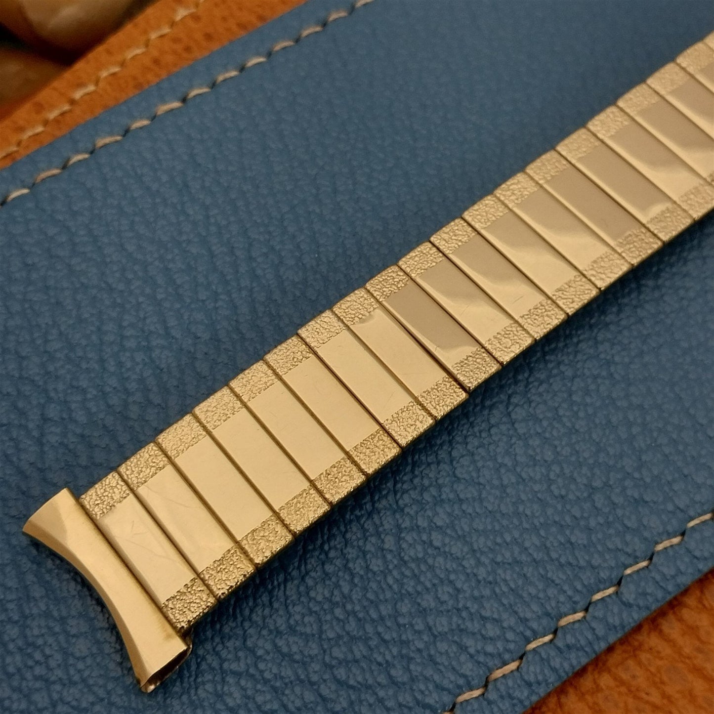 19mm 18mm 16mm 10k Gold-Filled 1960s Vintage Watch Band Uniflex Slim Expansion