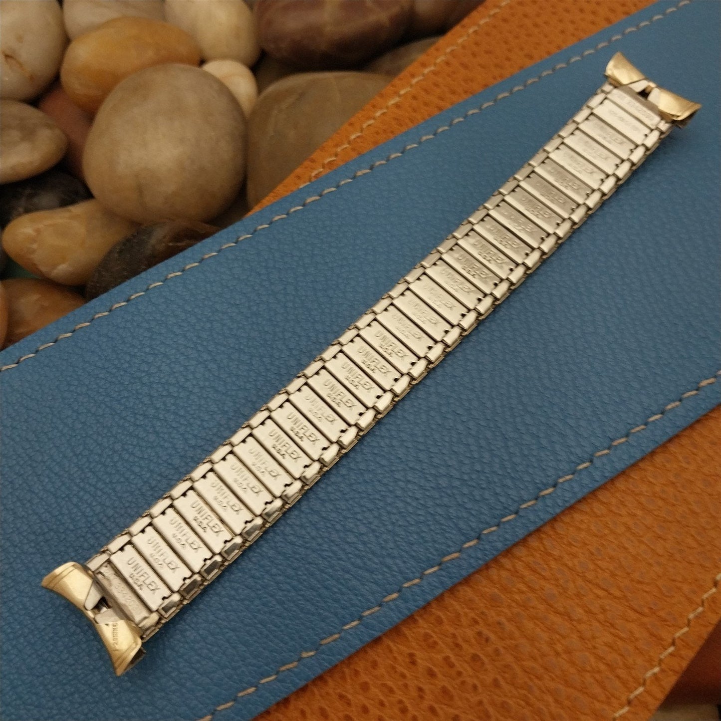 19mm 18mm 16mm Gold-Filled 1960s Vintage Watch Band Uniflex nos Unused Expansion