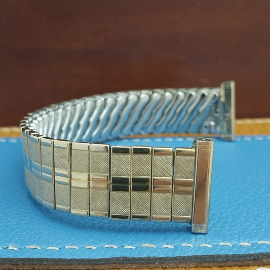 19mm 18mm 16mm Gold-Filled 1960s Vintage Watch Band Uniflex USA Slim Expansion