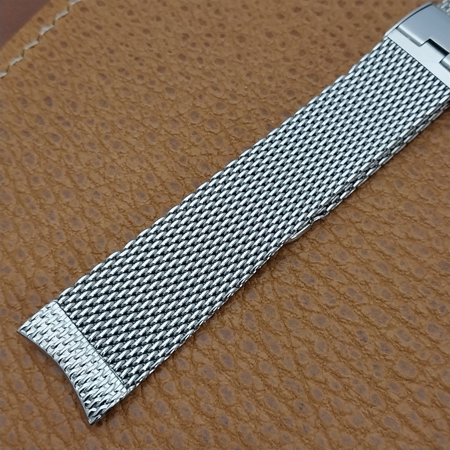 17.2mm Stainless Steel Mesh JB Champion USA nos 1960s Vintage Watch Band