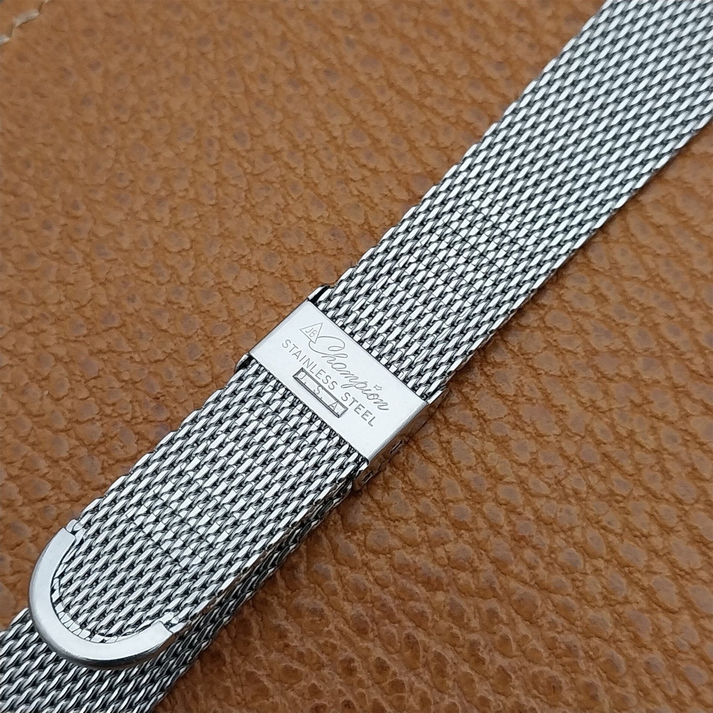 19mm Stainless Steel Mesh Classic 1960s JB Champion Unused Vintage Watch Band