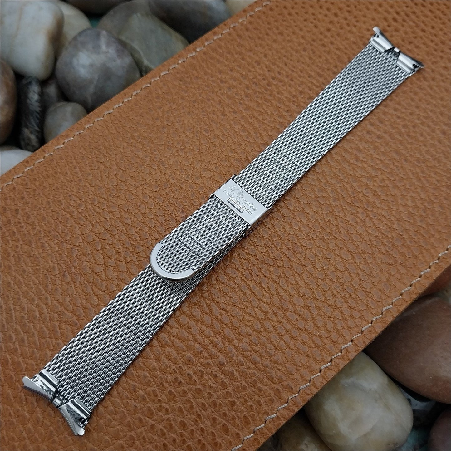 19mm Stainless Steel Mesh Classic 1960s JB Champion Unused Vintage Watch Band