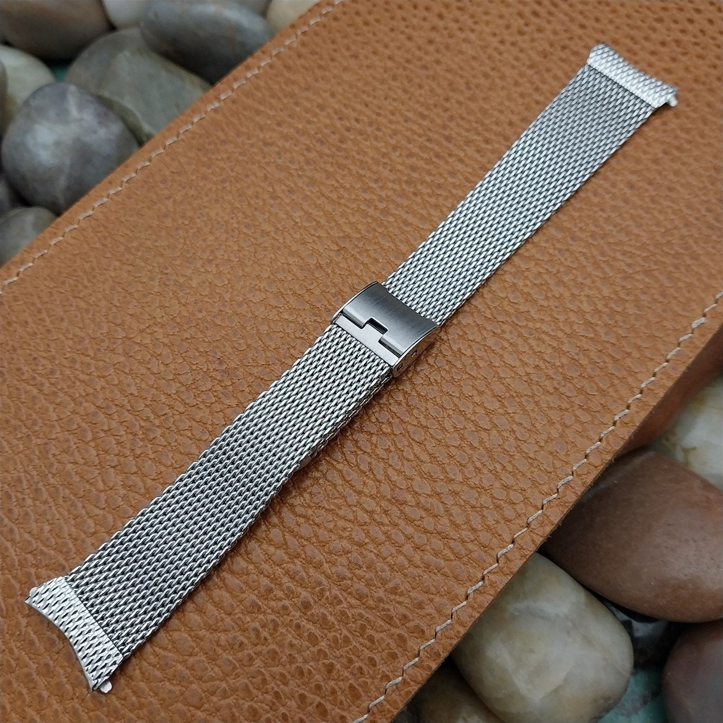 19mm Stainless Steel Mesh Classic 1960s JB Champion Unused Vintage Watch Band