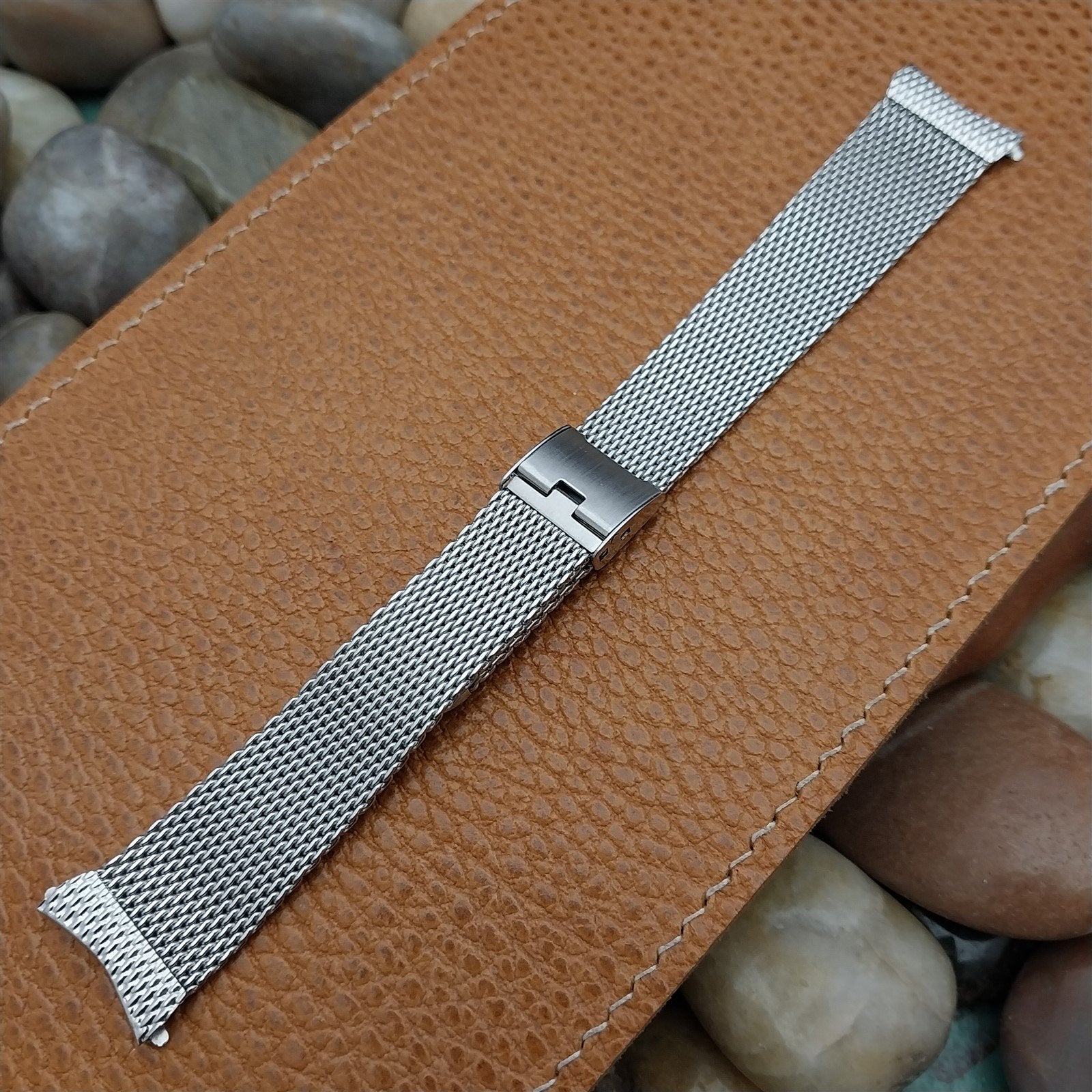 19mm Stainless Steel Mesh Classic 1960s JB Champion Unused Vintage Watch Band