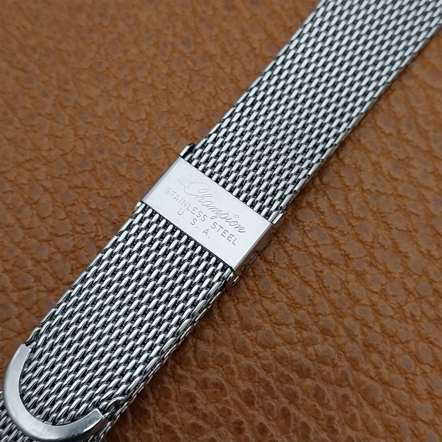 19mm Stainless Steel Mesh 1960s JB Champion USA Classic Vintage Watch Band