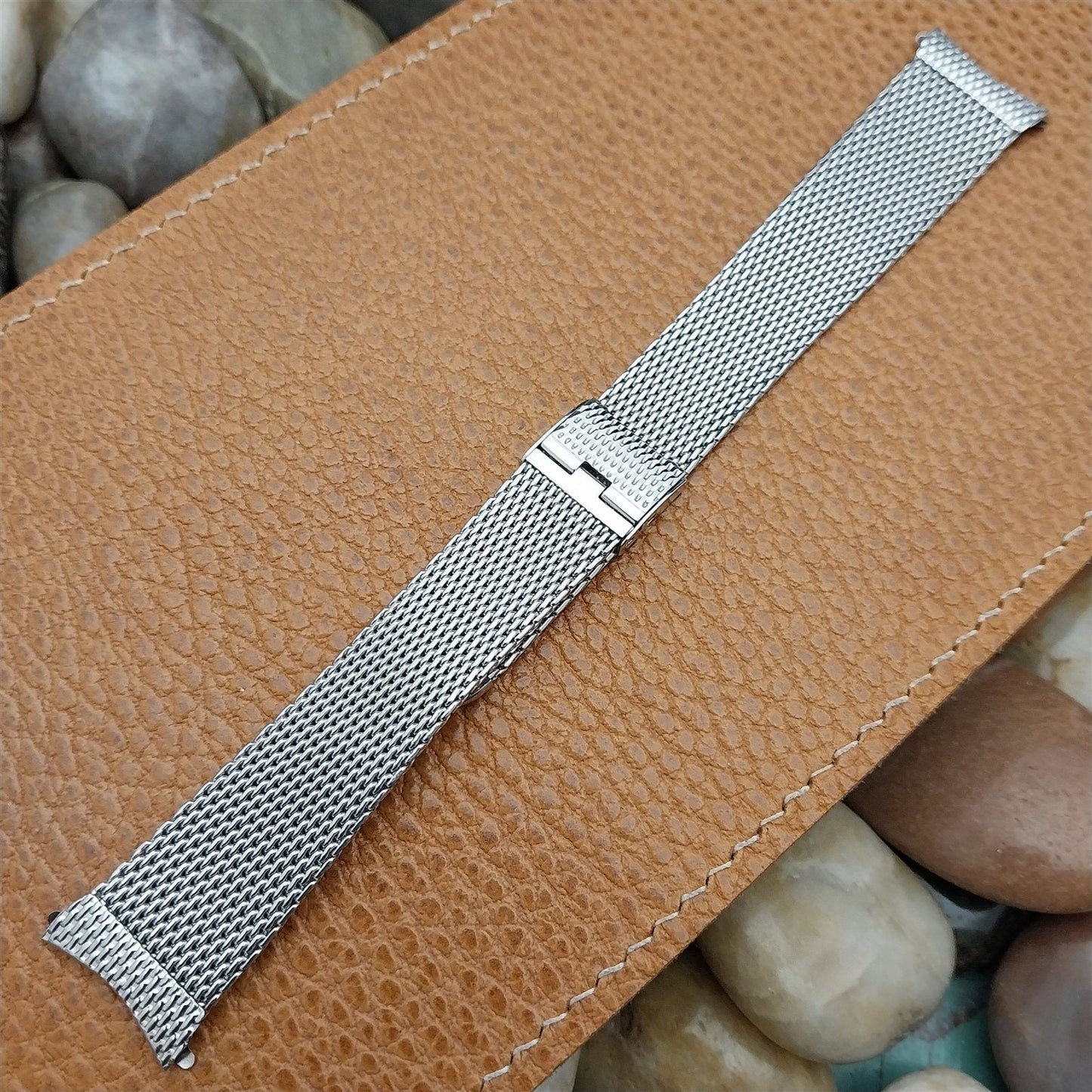 19mm Stainless Steel Mesh 1960s JB Champion USA Classic Vintage Watch Band