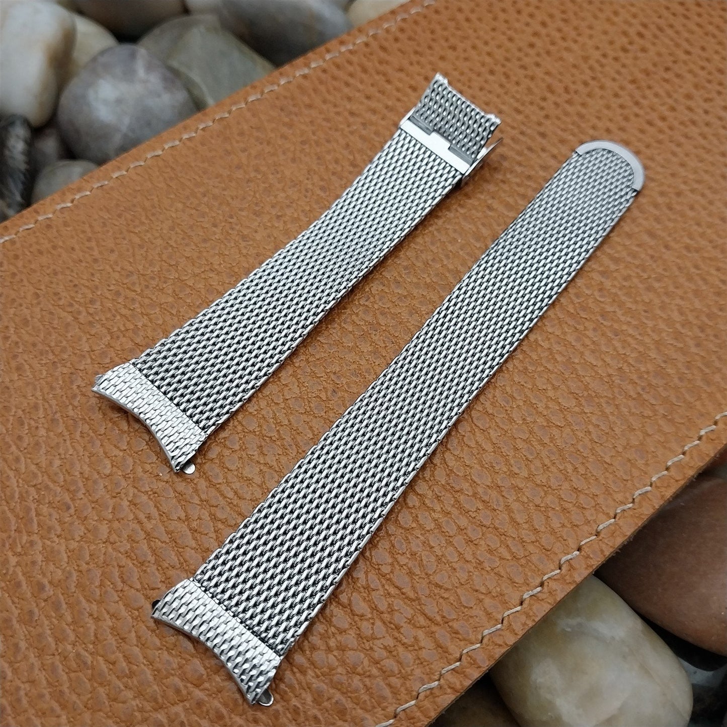 19mm Stainless Steel Mesh 1960s JB Champion USA Classic Vintage Watch Band