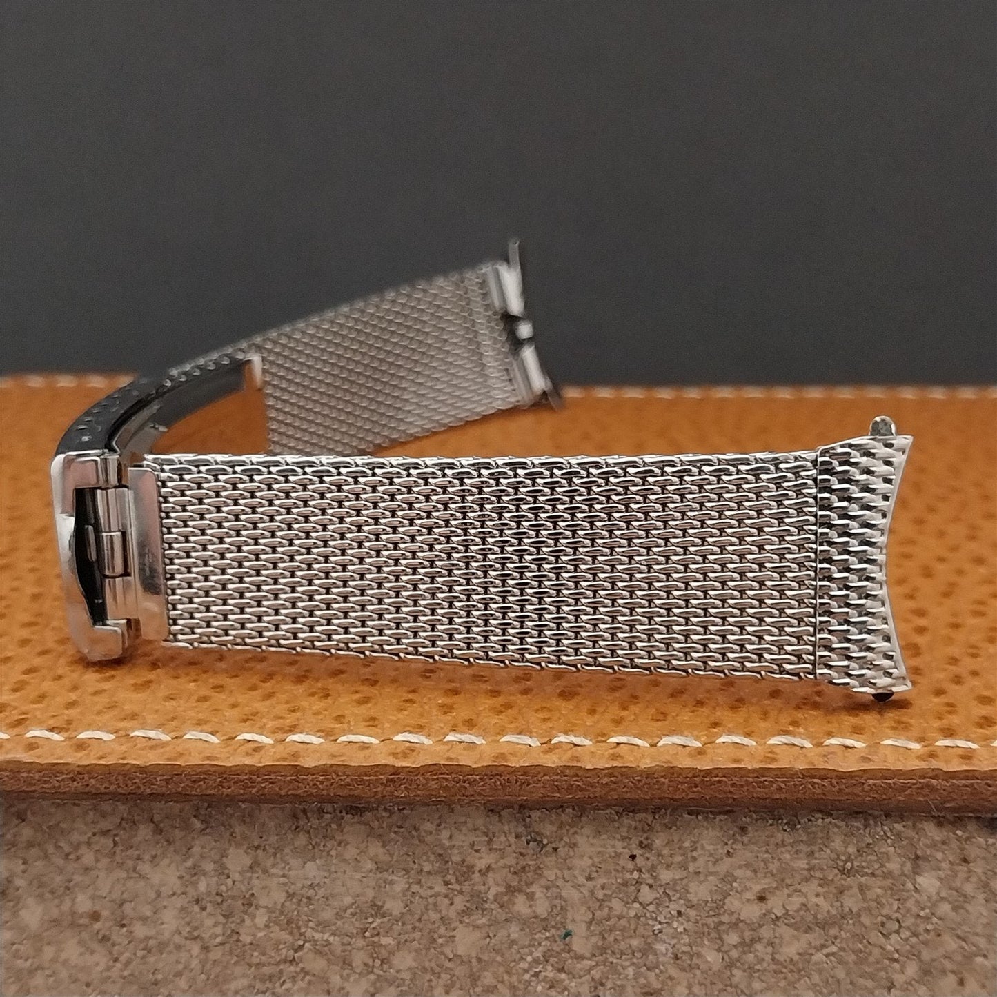 19mm Classic Stainless Steel Mesh JB Champion Unused 1960s Vintage Watch Band