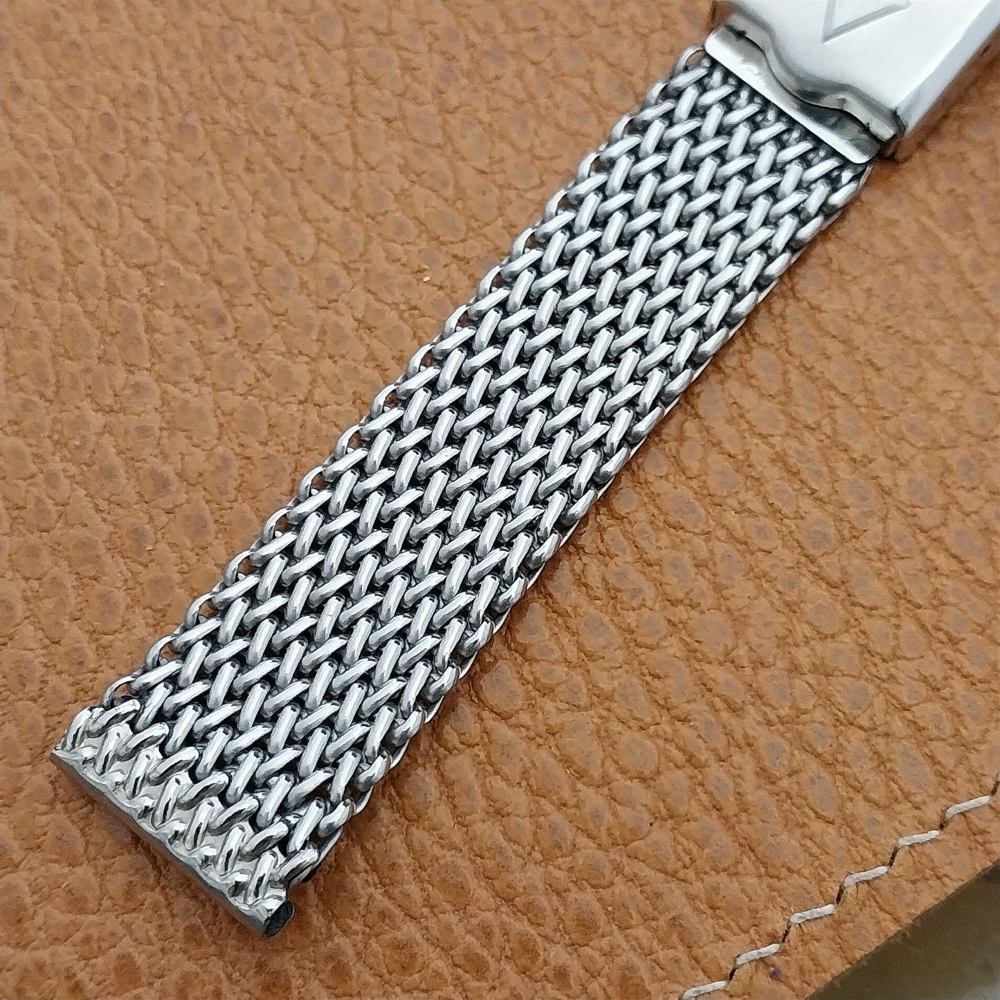 17.2mm Stainless Steel Mesh JB Champion USA Long 60s Vintage Watch Band