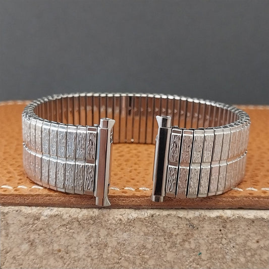 Long 18mm 19mm 20mm JB Champion Stainless Steel Unused 1970s Vintage Watch Band