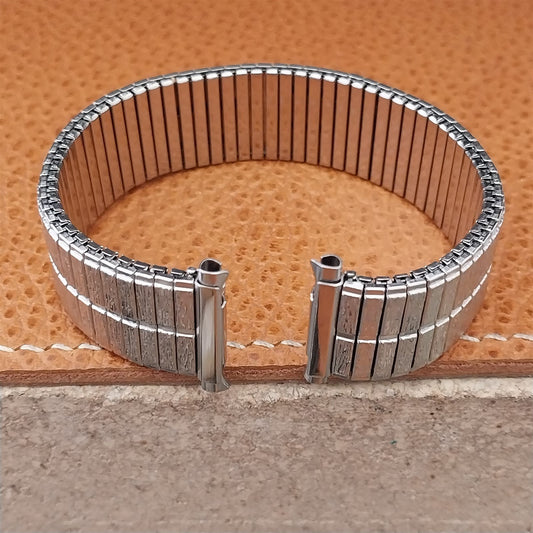 Long 18mm 19mm 20mm JB Champion Stainless Steel Unused 1970s Vintage Watch Band