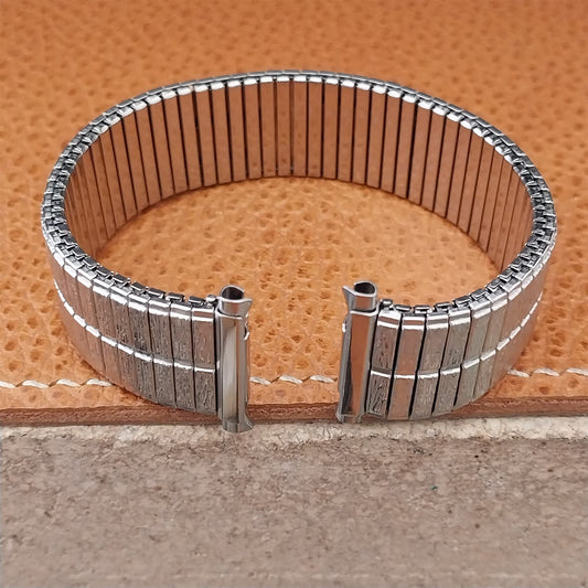 Long 18mm 19mm 20mm JB Champion Stainless Steel Unused 1970s Vintage Watch Band