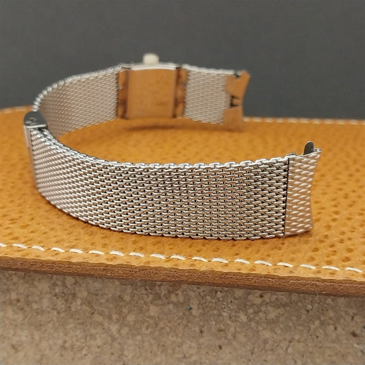 Stainless Steel Mesh Gemex Perpetual Calendar Unused 1960s Vintage Watch Band