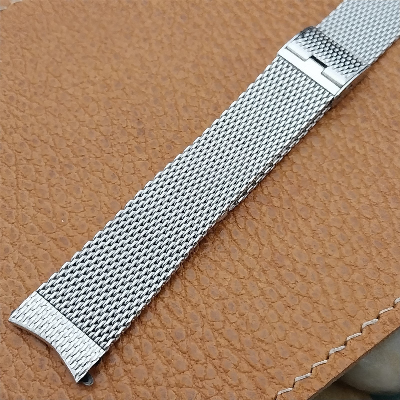 Stainless Steel Mesh JB Champion Perpetual Calendar 60s Vintage Watch Band