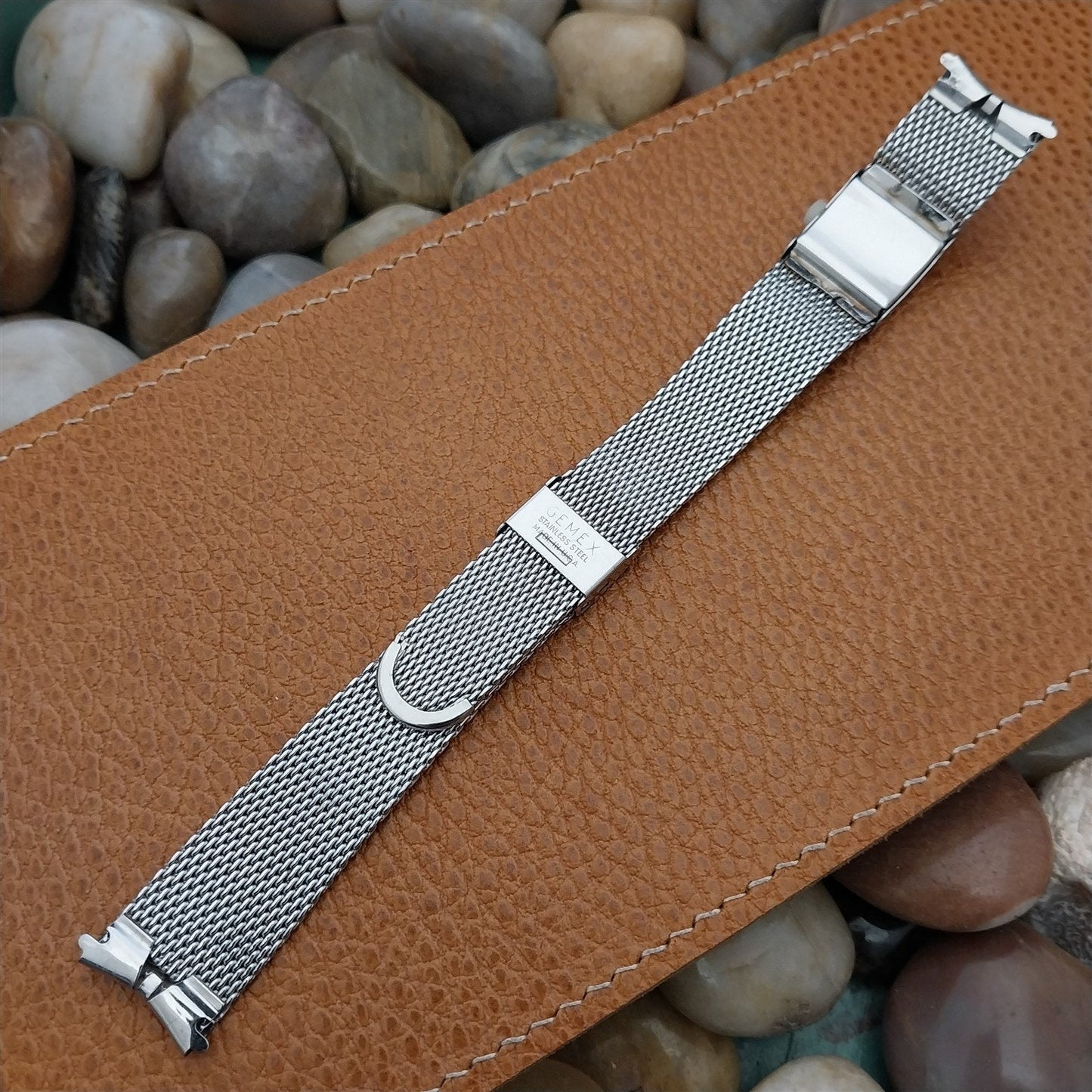 Stainless Steel Mesh JB Champion Perpetual Calendar 60s Vintage Watch Band