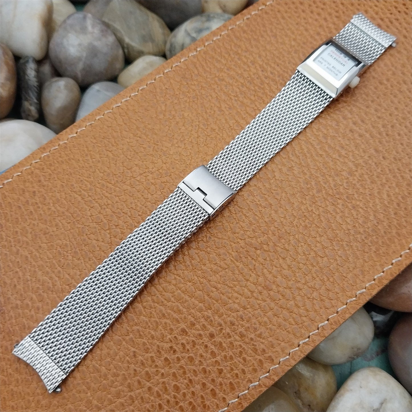 Stainless Steel Mesh JB Champion Perpetual Calendar 60s Vintage Watch Band