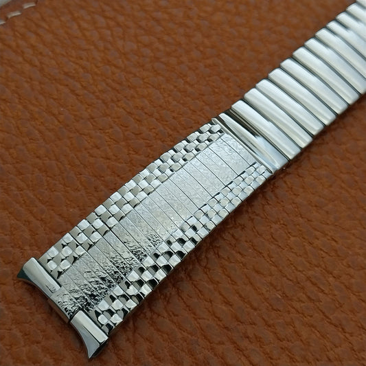 Vintage Stainless Steel JB Champion 18mm 19mm 1960s Unused Classic Watch Band