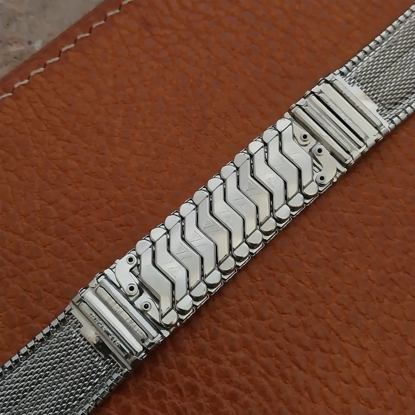 Vintage Stainless Steel JB Champion 18mm 19mm 1960s Unused Classic Watch Band