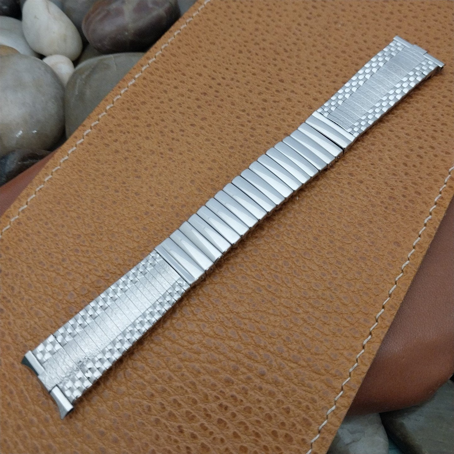 Vintage Stainless Steel JB Champion 18mm 19mm 1960s Unused Classic Watch Band