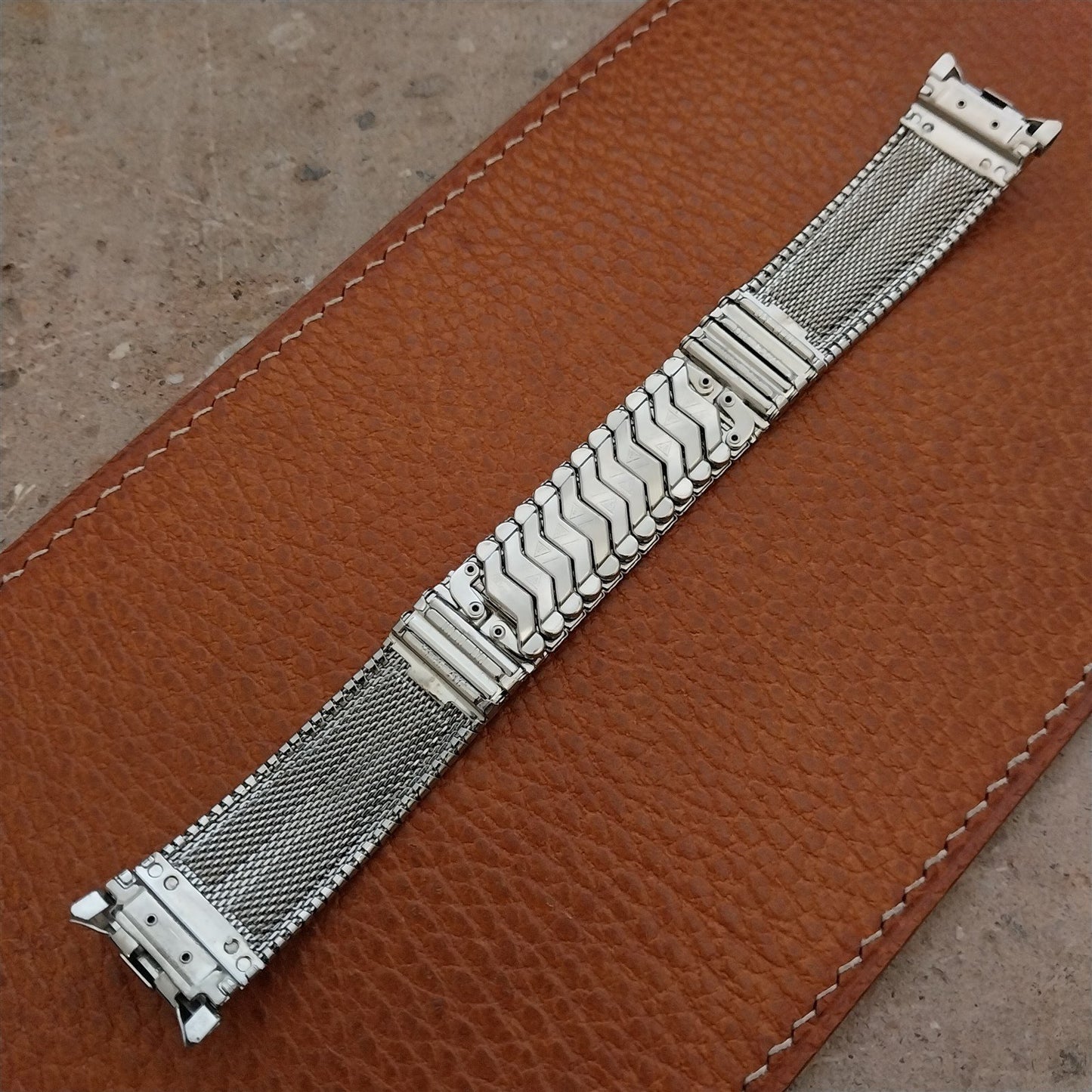 Vintage Stainless Steel JB Champion 18mm 19mm 1960s Unused Classic Watch Band