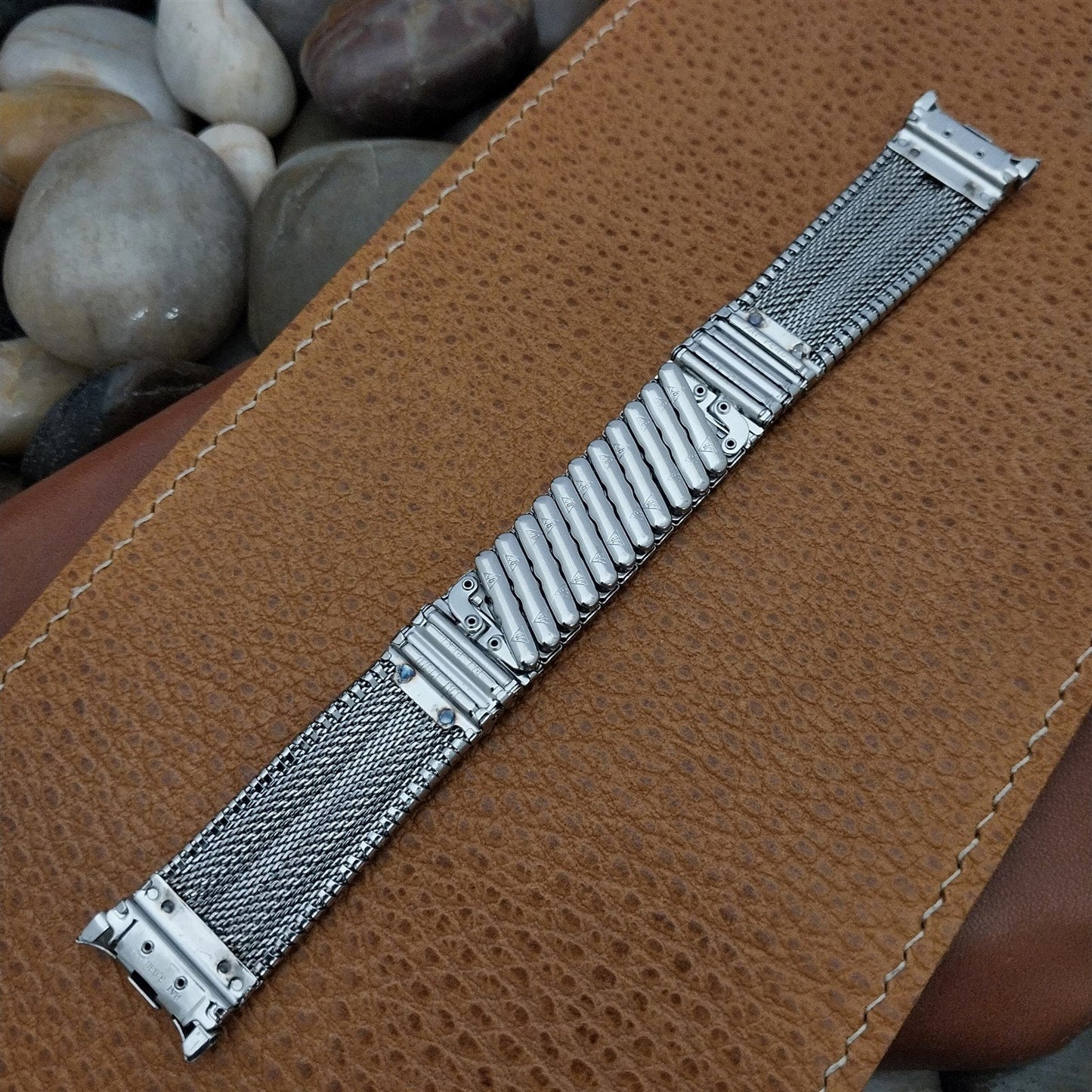 Vintage Stainless Steel JB Champion 18mm 19mm 1960s Unused Classic Watch Band