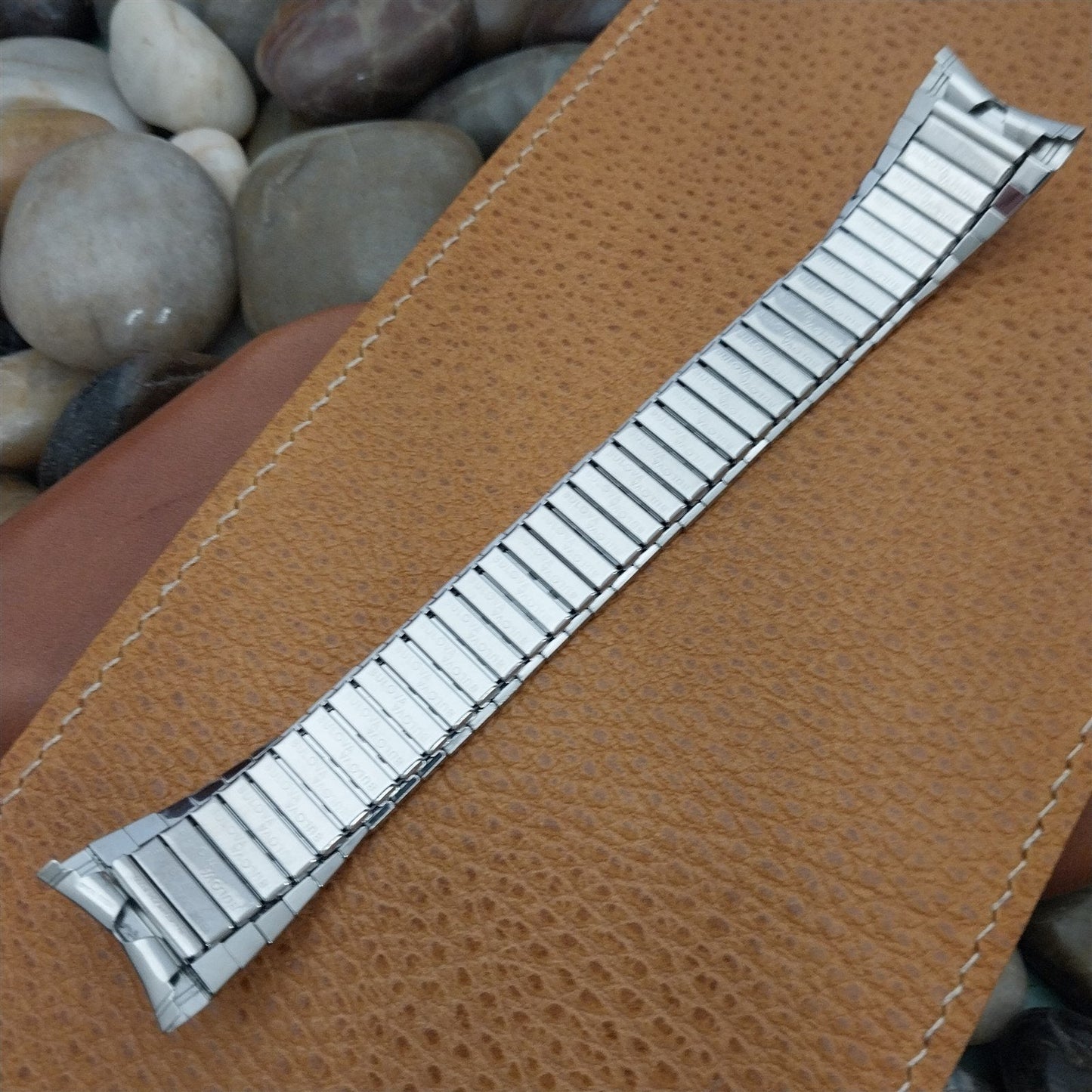 22mm Bulova Classic Stainless Steel Expansion Unused 1970s Vintage Watch Band