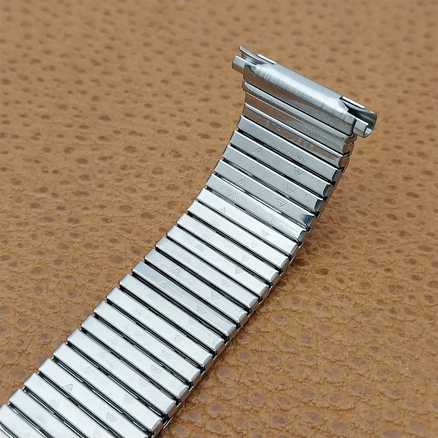 JB Champion Stainless Steel 6" nos 1970s Vintage Watch Band 19mm 20mm