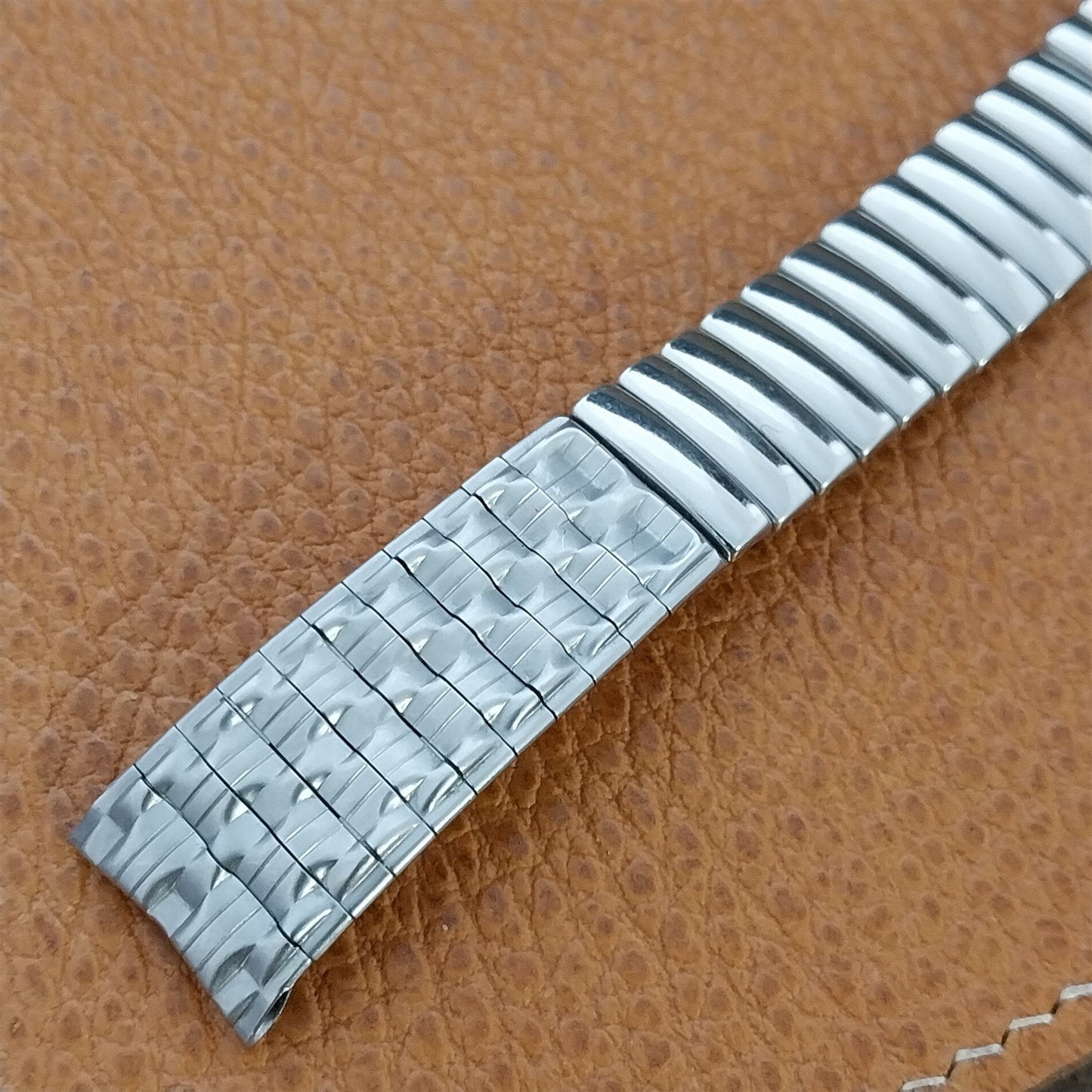 Vintage 17.2mm 11/16" Scott Stainless Steel Classic Stretch Unused Watch Band