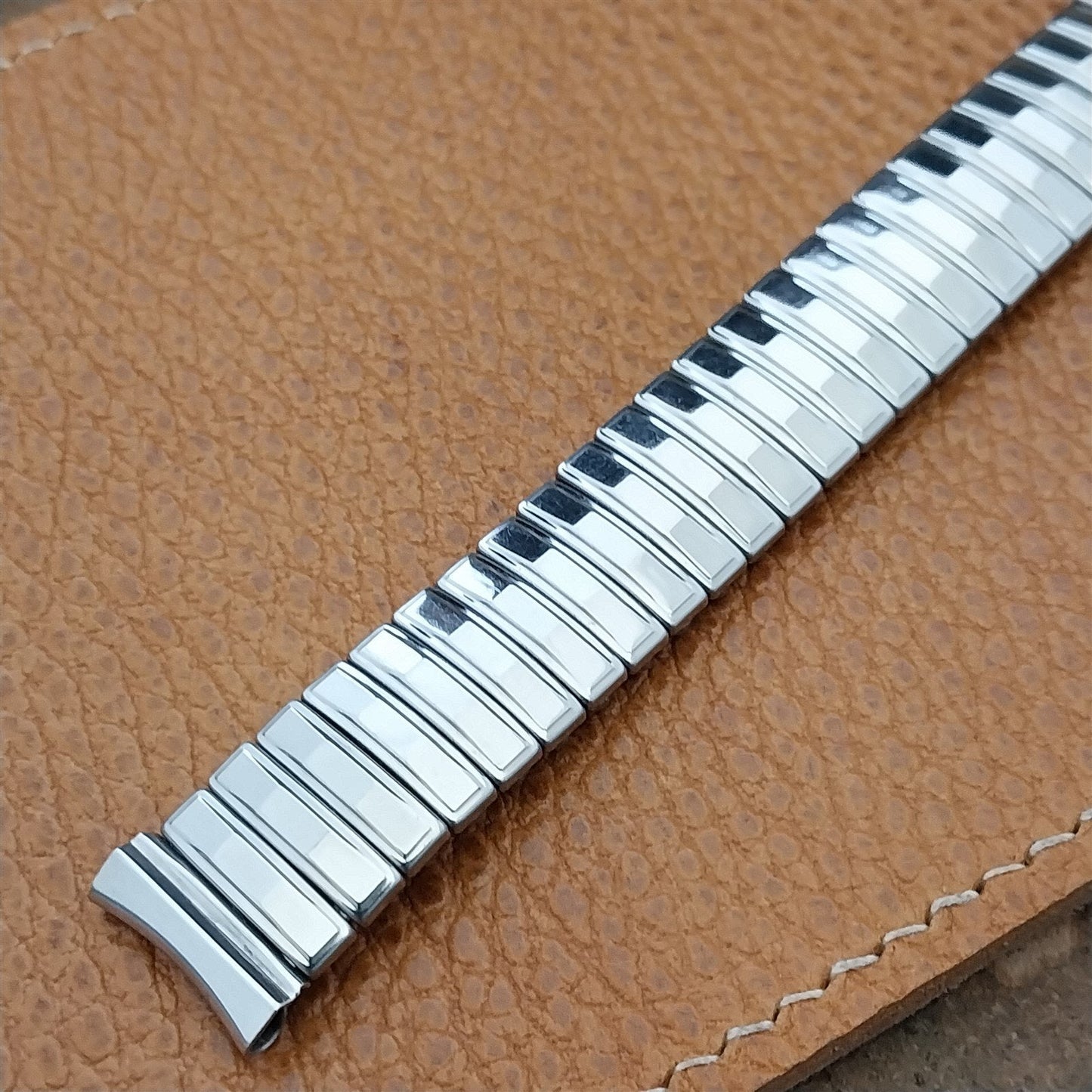 Vintage 5/8" Stainless Steel Scott Classic Stretch Unused 1970s Watch Band