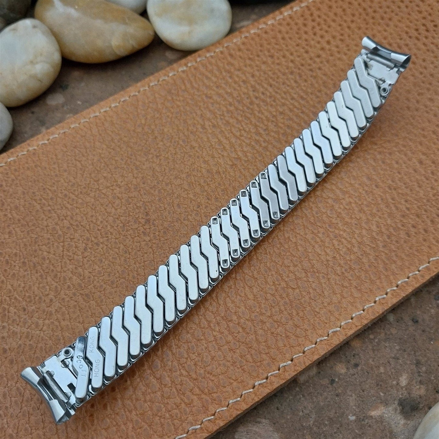 Vintage 5/8" Stainless Steel Scott Classic Stretch Unused 1970s Watch Band