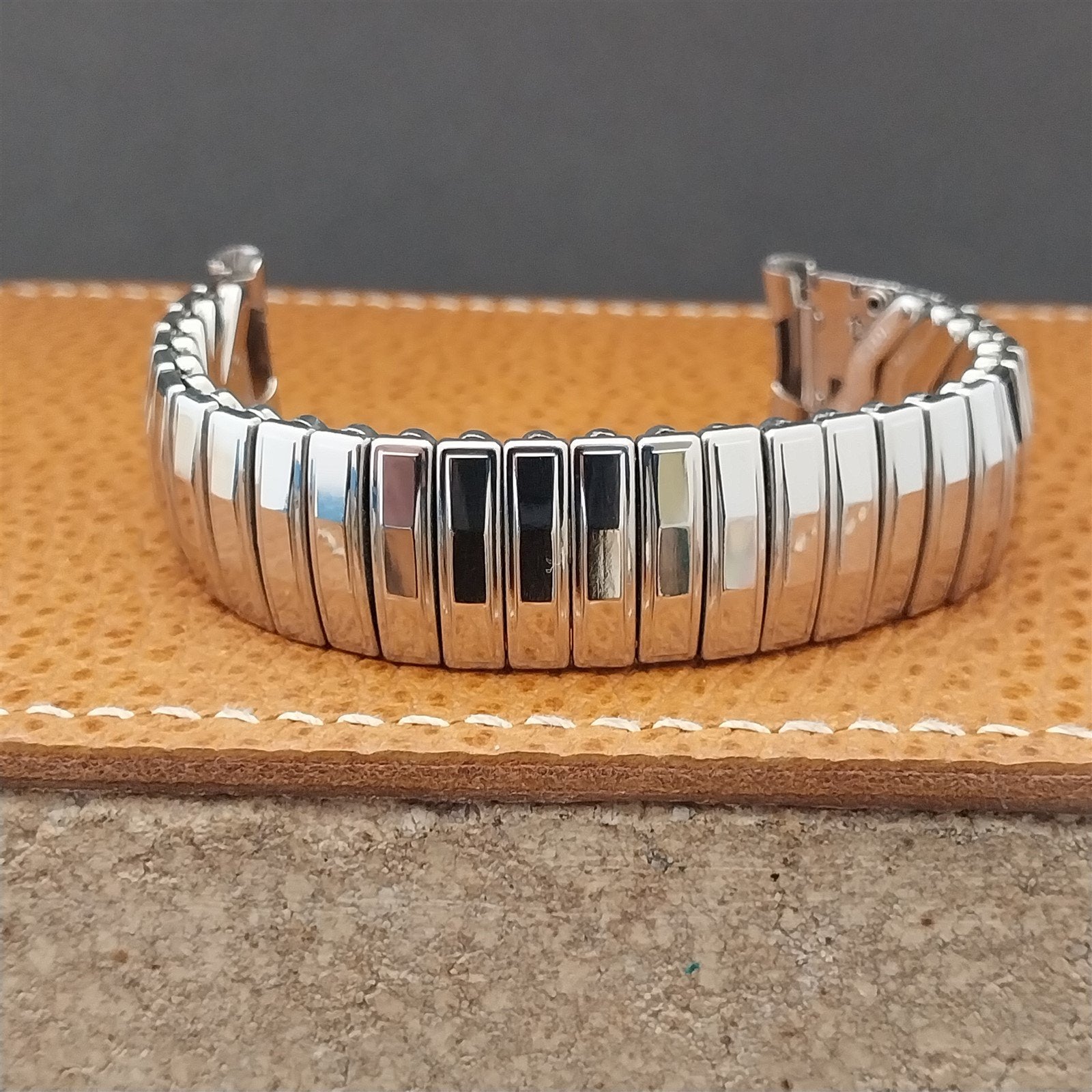 Vintage 5/8" Stainless Steel Scott Classic Stretch NOS Unused 1970s Watch Band