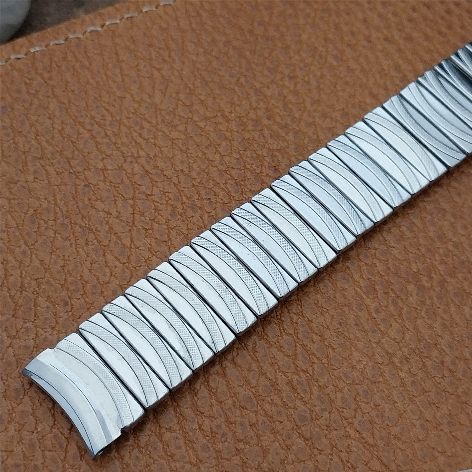 Vintage 17.2mm Prospect Stainless Steel Classic Stretch Unused Watch Band