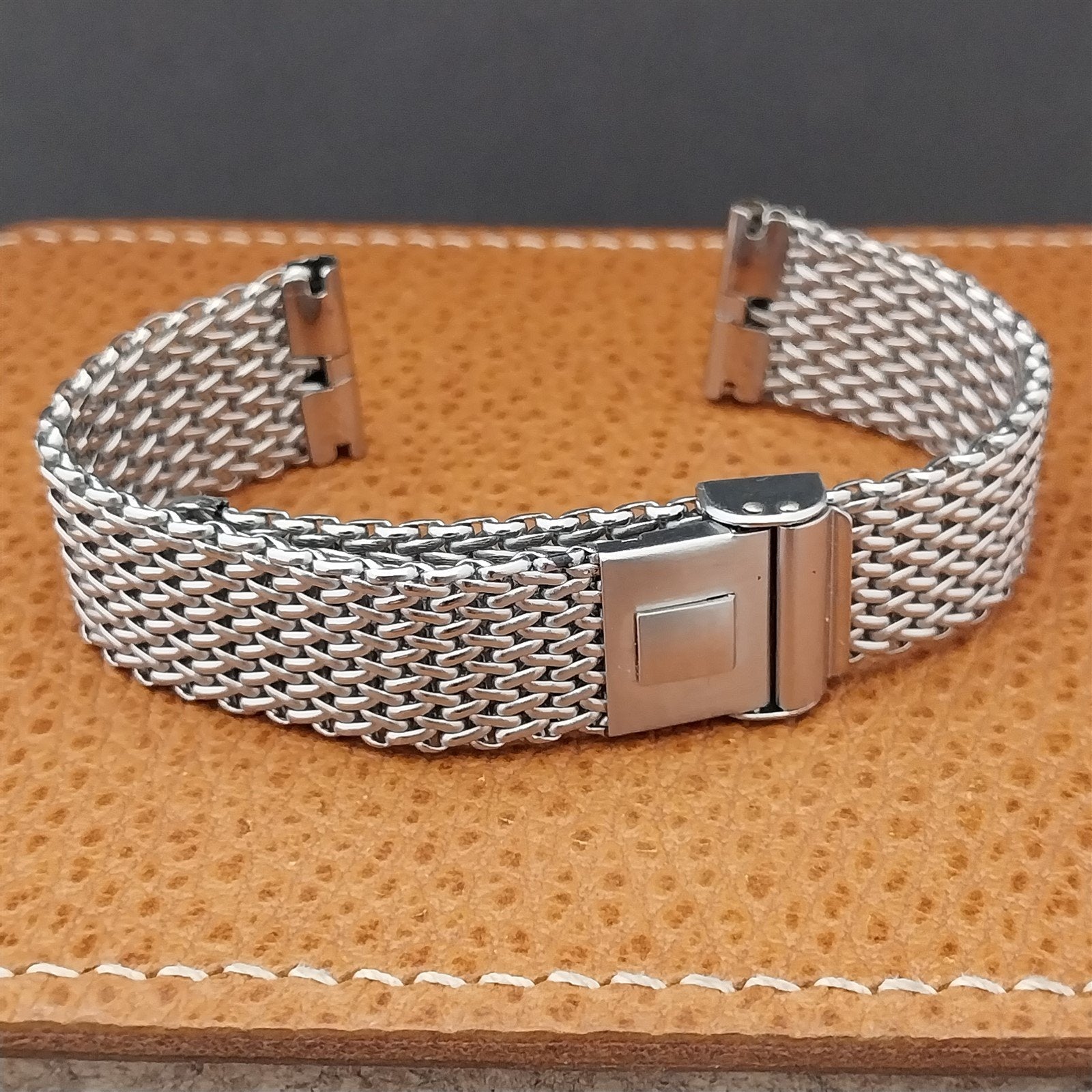Stainless Steel Mesh 17.2mm JB Champion 1960s nos Unused Vintage Watch Band