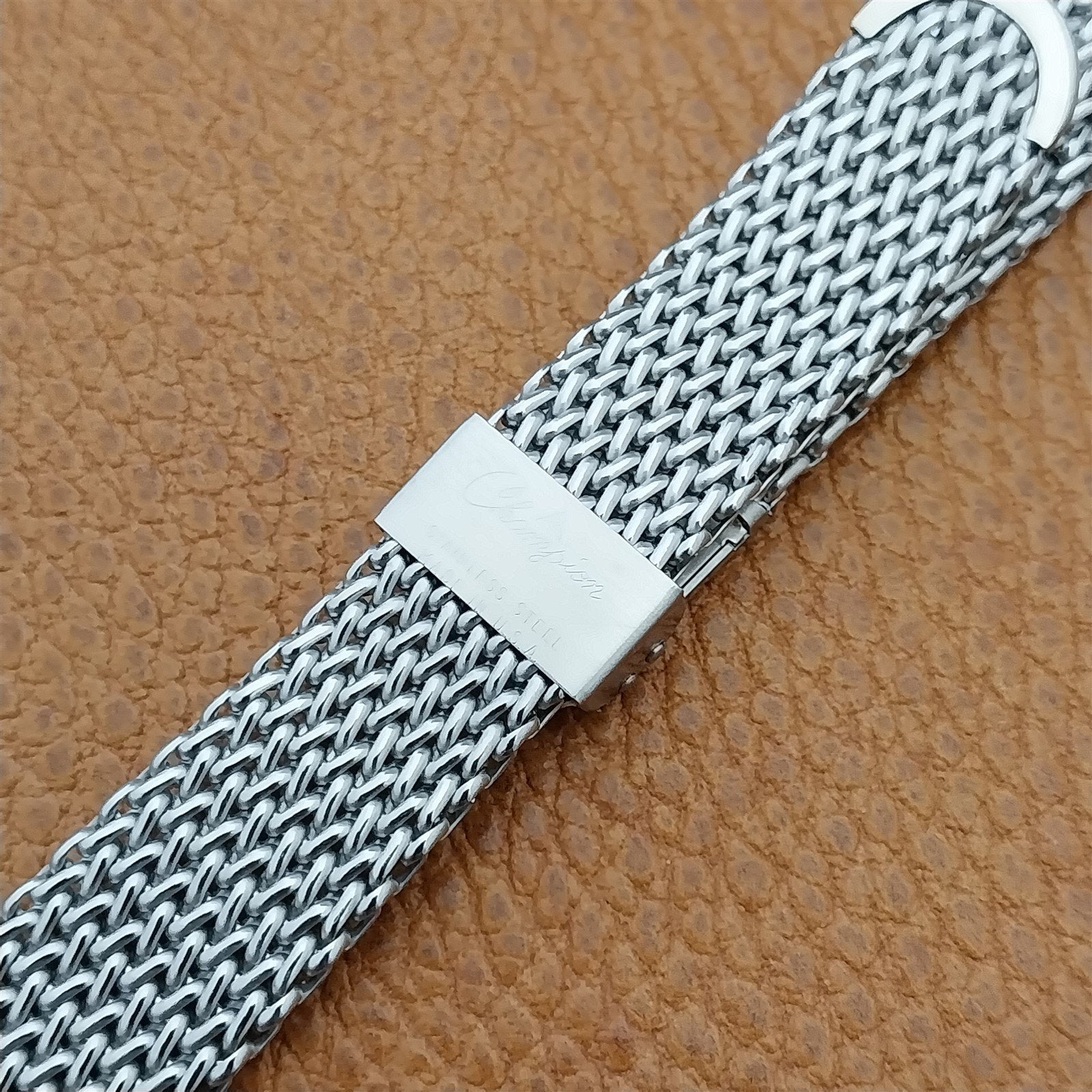 Stainless Steel Mesh 17.2mm JB Champion 1960s nos Unused Vintage Watch Band