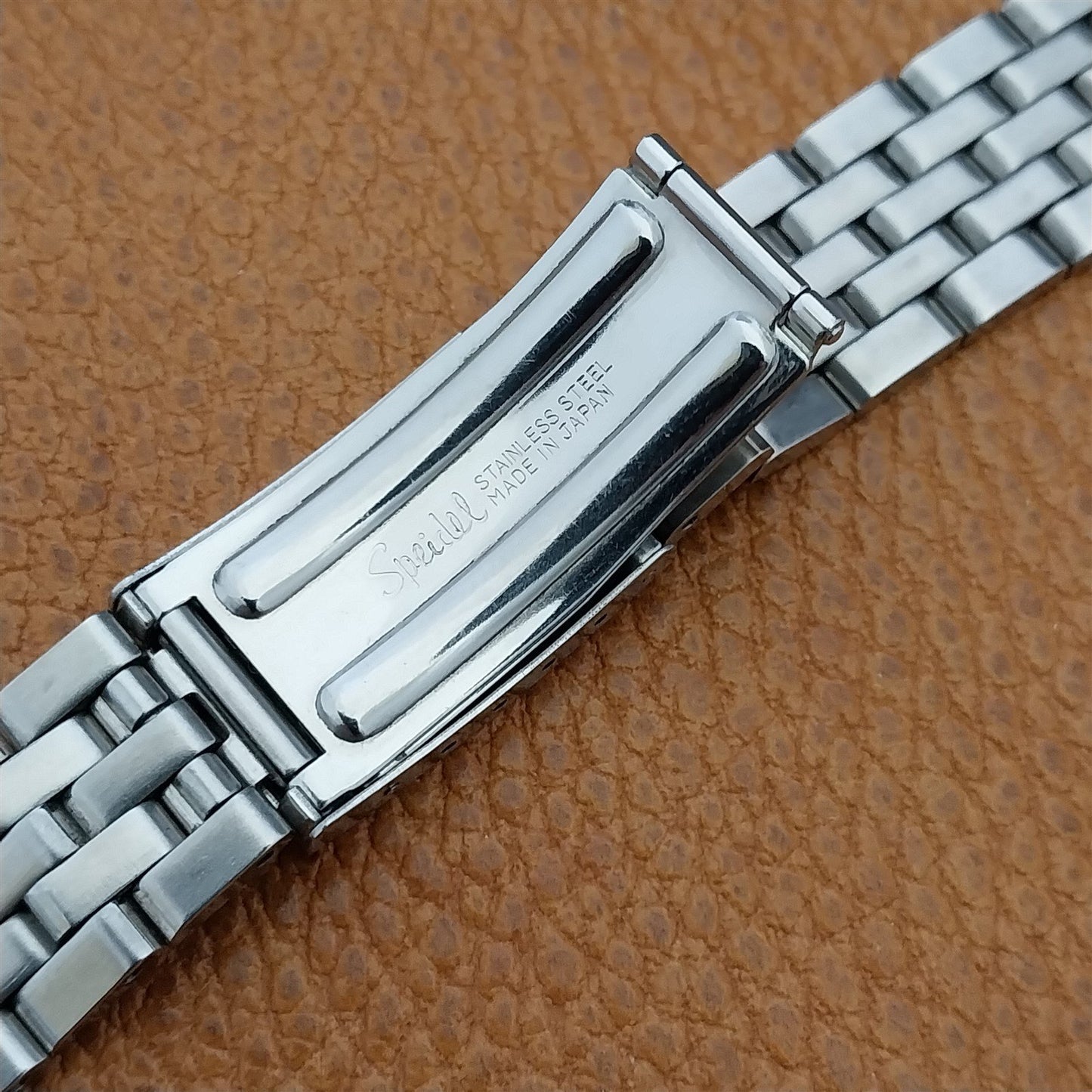 19mm 18mm Stainless Steel Speidel Japan Unused 1960s-1970s Vintage Watch Band