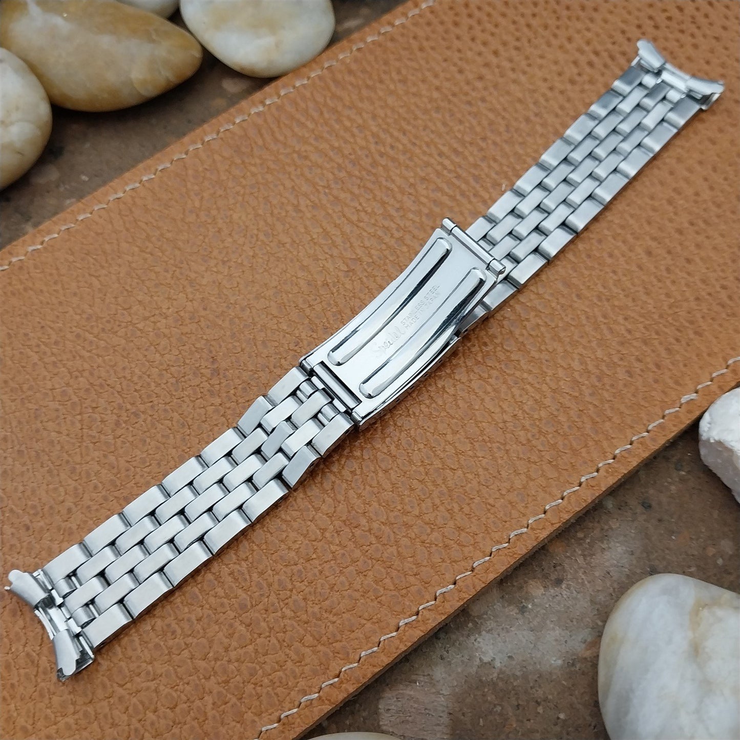 19mm 18mm Stainless Steel Speidel Japan Unused 1960s-1970s Vintage Watch Band