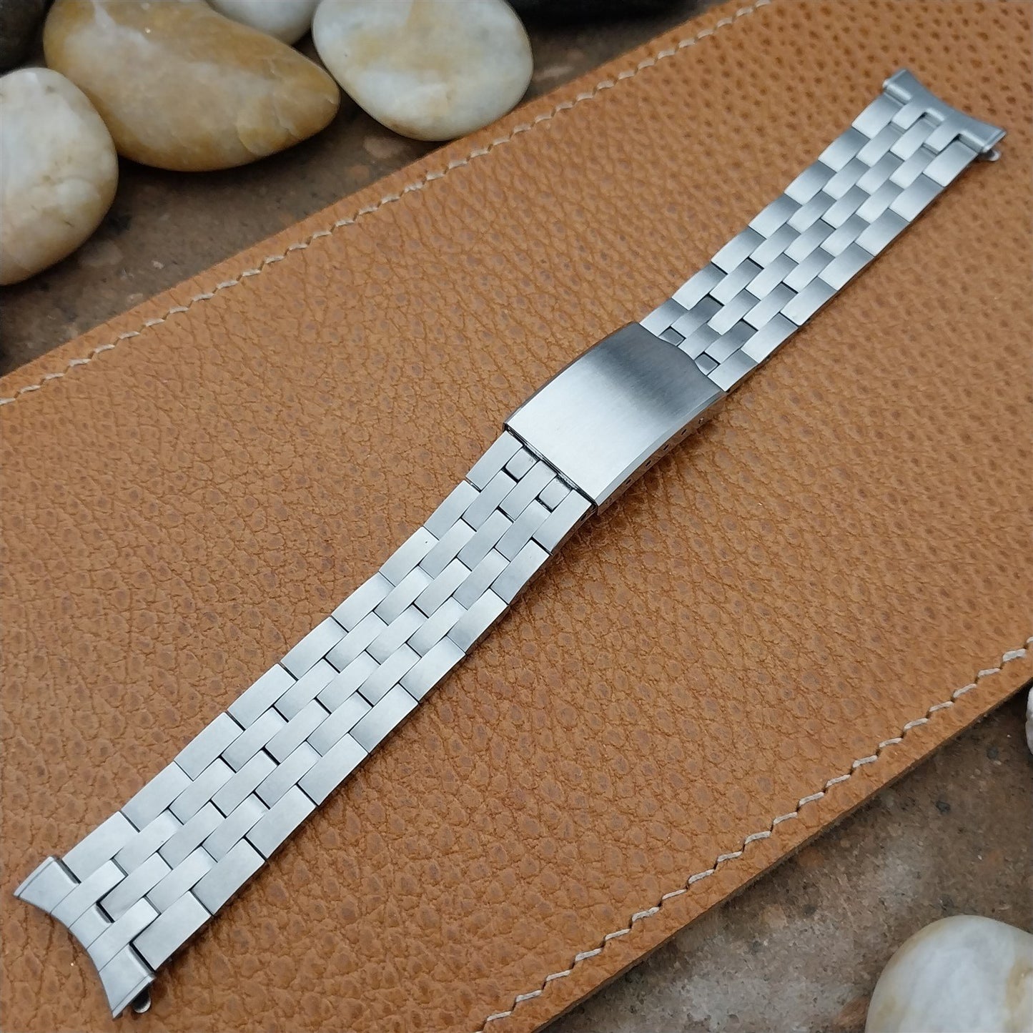 19mm 18mm Stainless Steel Speidel Japan Unused 1960s-1970s Vintage Watch Band