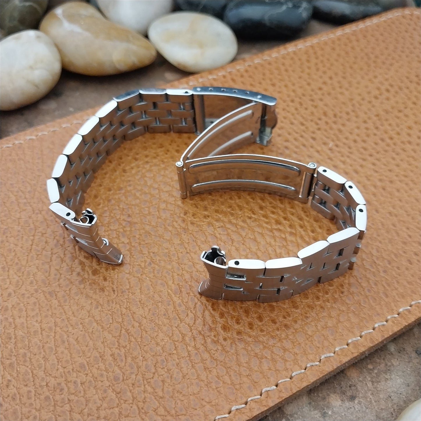 19mm 18mm Stainless Steel Speidel Japan Unused 1960s-1970s Vintage Watch Band