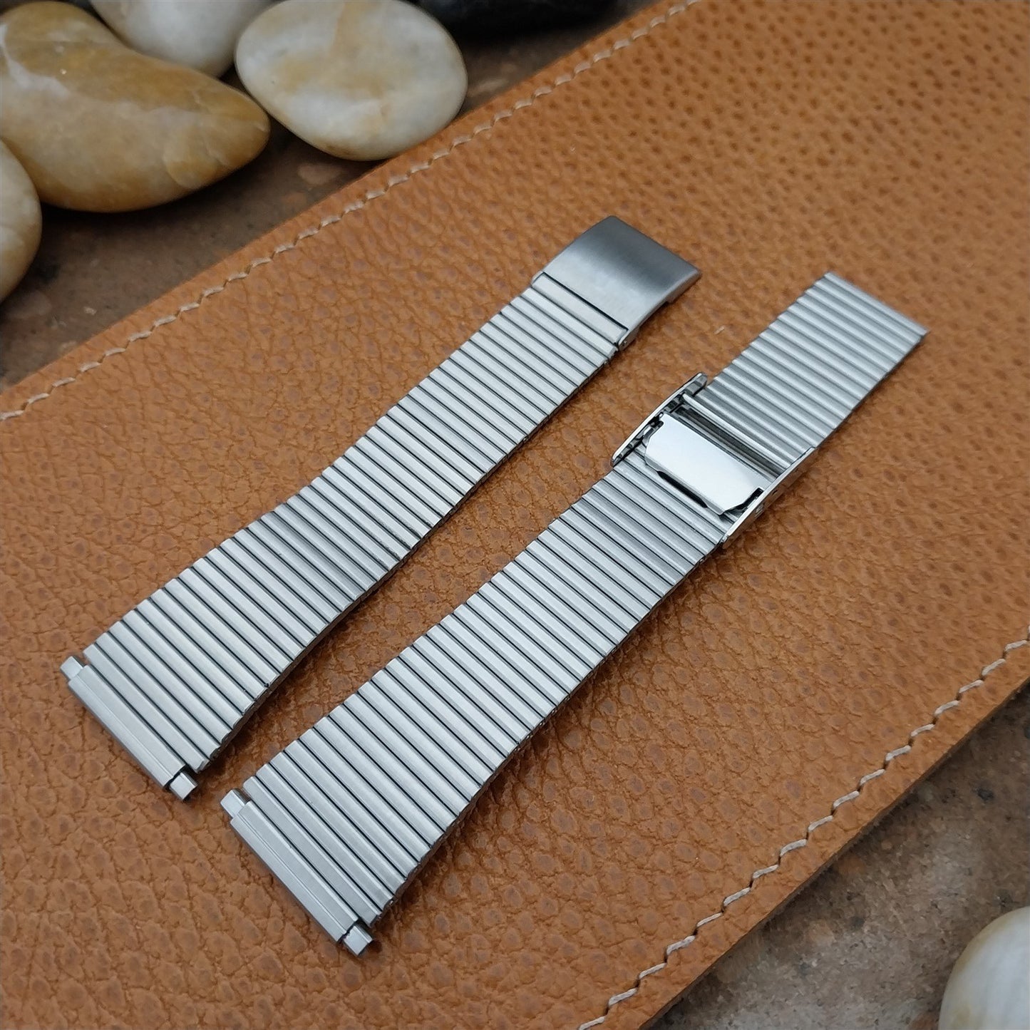 19mm 20mm 22mm Vintage Speidel Stainless Steel Unused Classic 1970s Watch Band